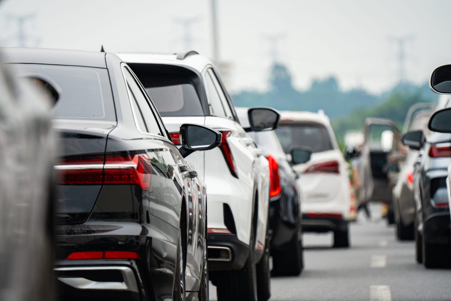 traffic on the freeway