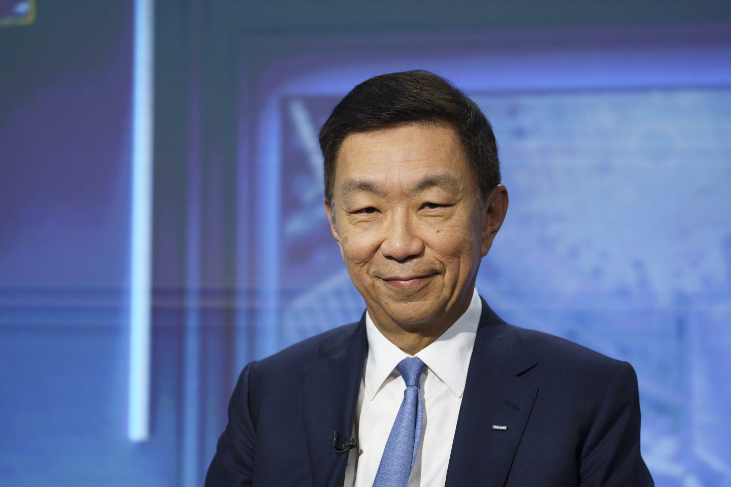 Loh Chin Hua, CEO of Keppel, during a Bloomberg TV interview in Singapore on Oct. 29, 2024.