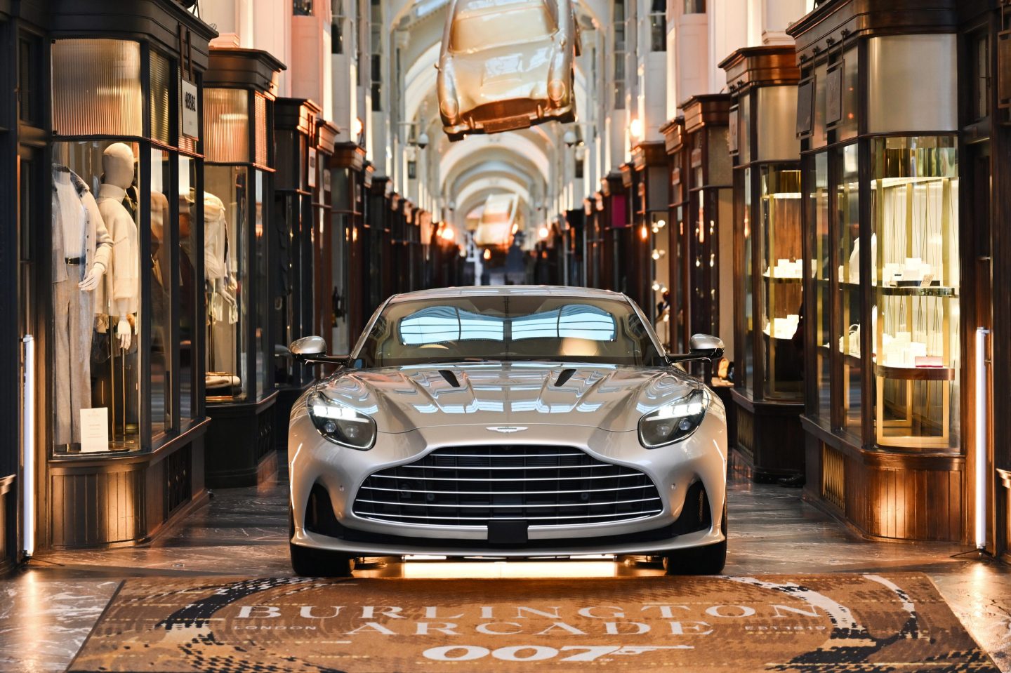 Aston Martin's brand is tied closely to fictional British spy James Bond, whose movies are currently facing a prolonged hiatus.