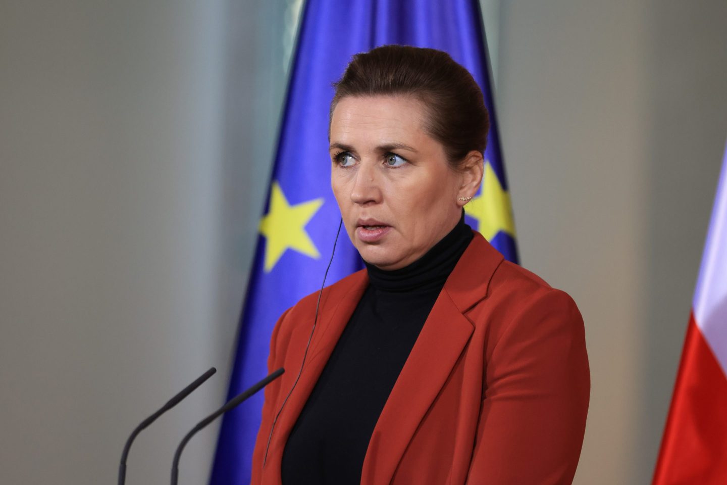 Danish Prime Minister Mette Frederiksen.