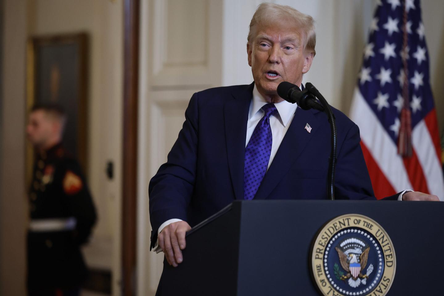 President Donald Trump at the White House on Wednesday.