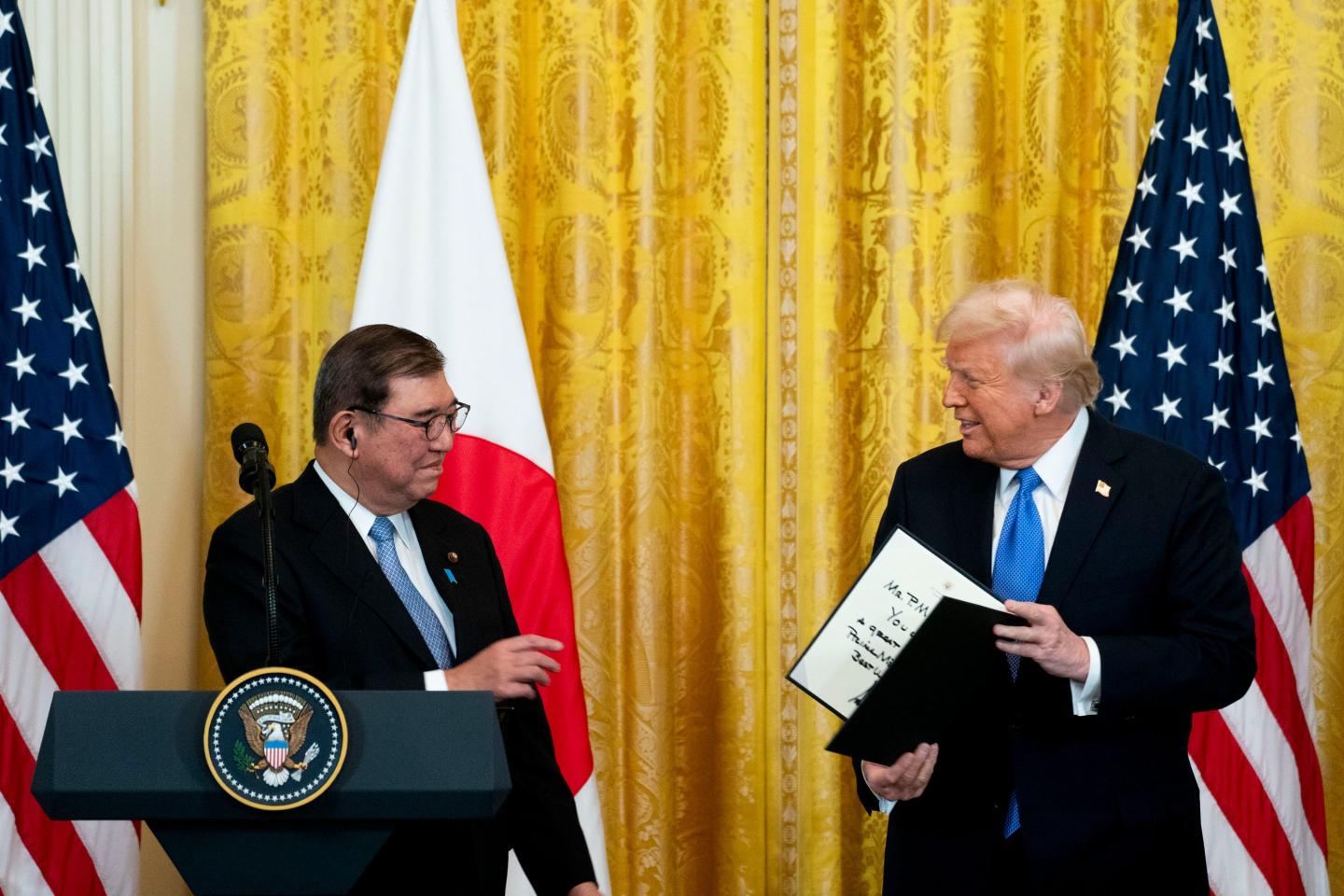 Japan’s Ishiba shows how to work with Trump in first summit