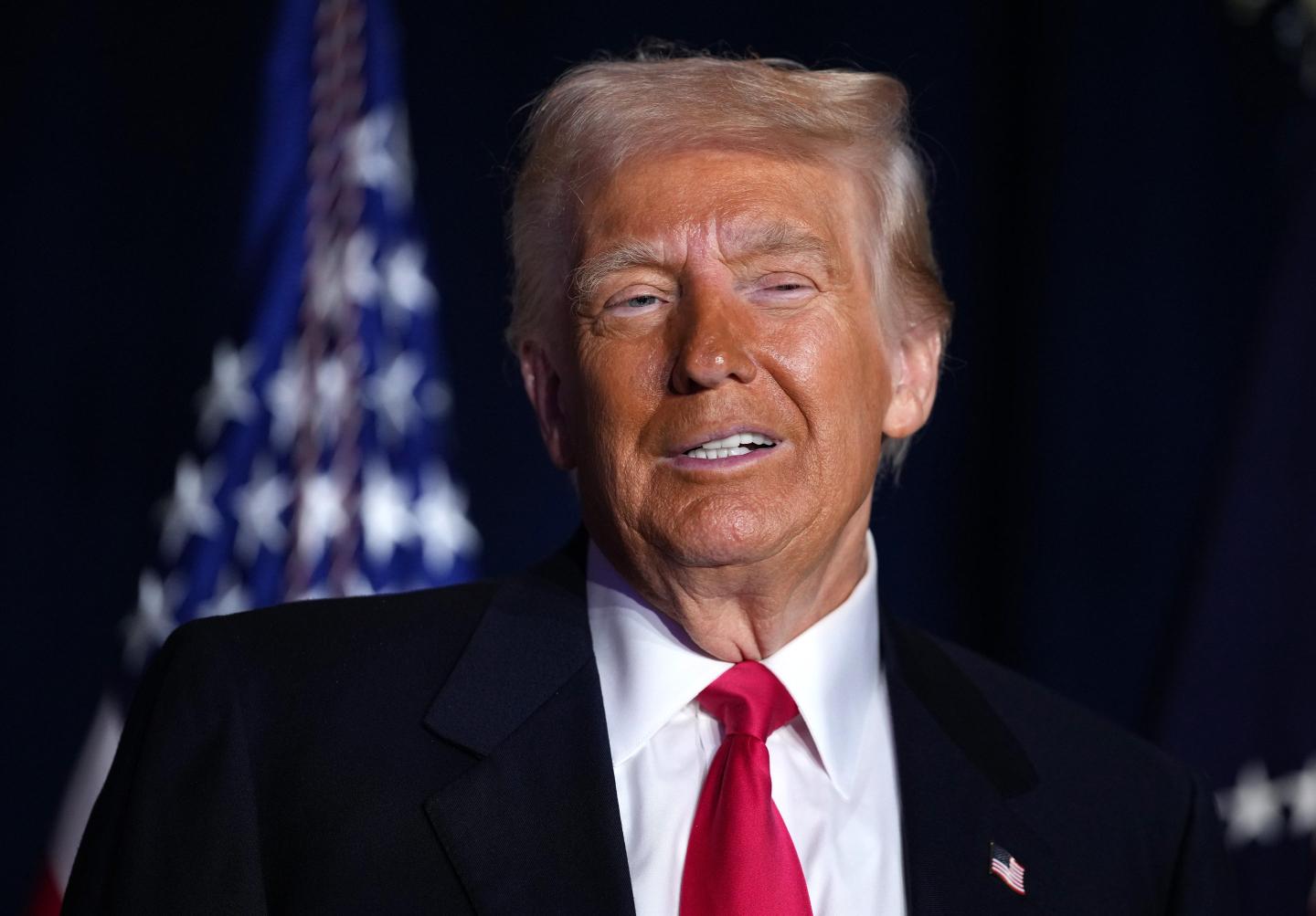 President Donald Trump at the National Prayer Breakfast on Feb. 6.