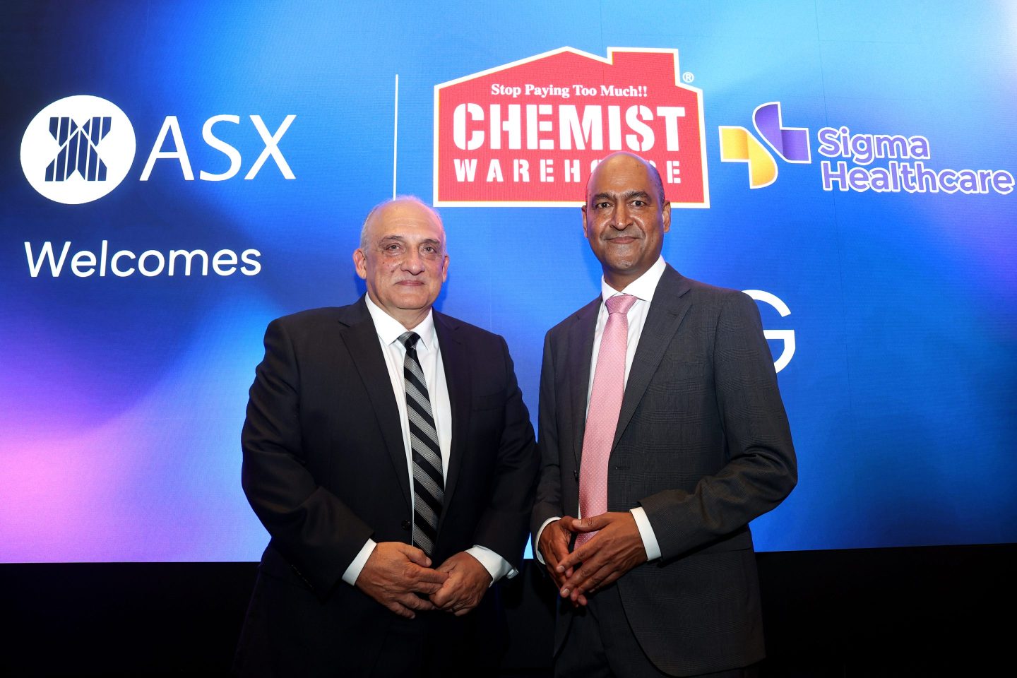 New billionaire Mario Verrocchi (pictured left) rose from an intern in 1980 to CEO of pharmacy franchiser Chemist Warehouse.