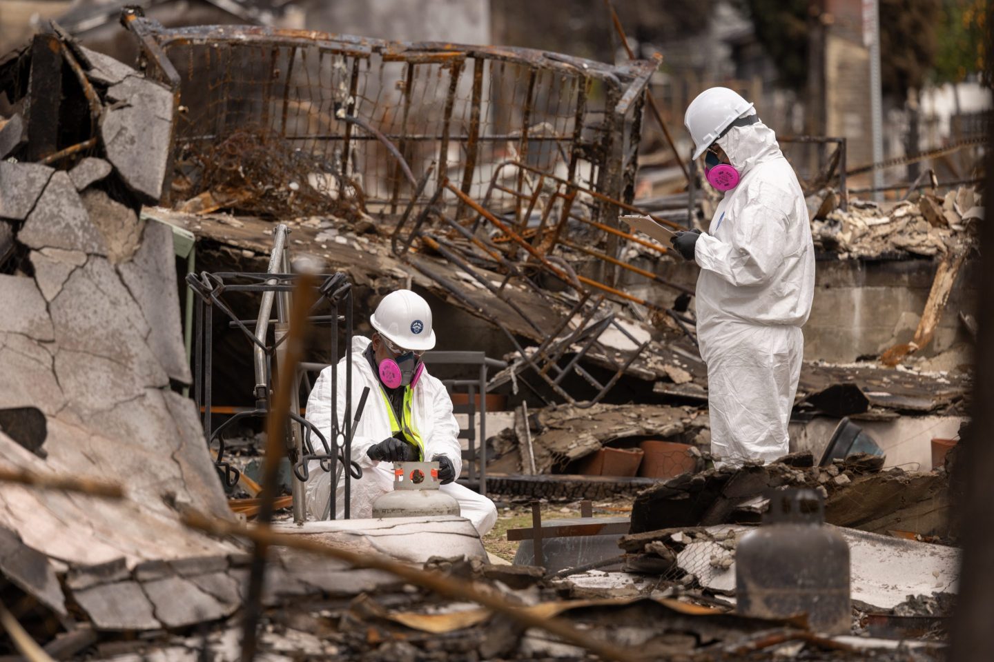 The fires around Los Angeles raged for three weeks, forcing thousands of residents to evacuate their homes.
