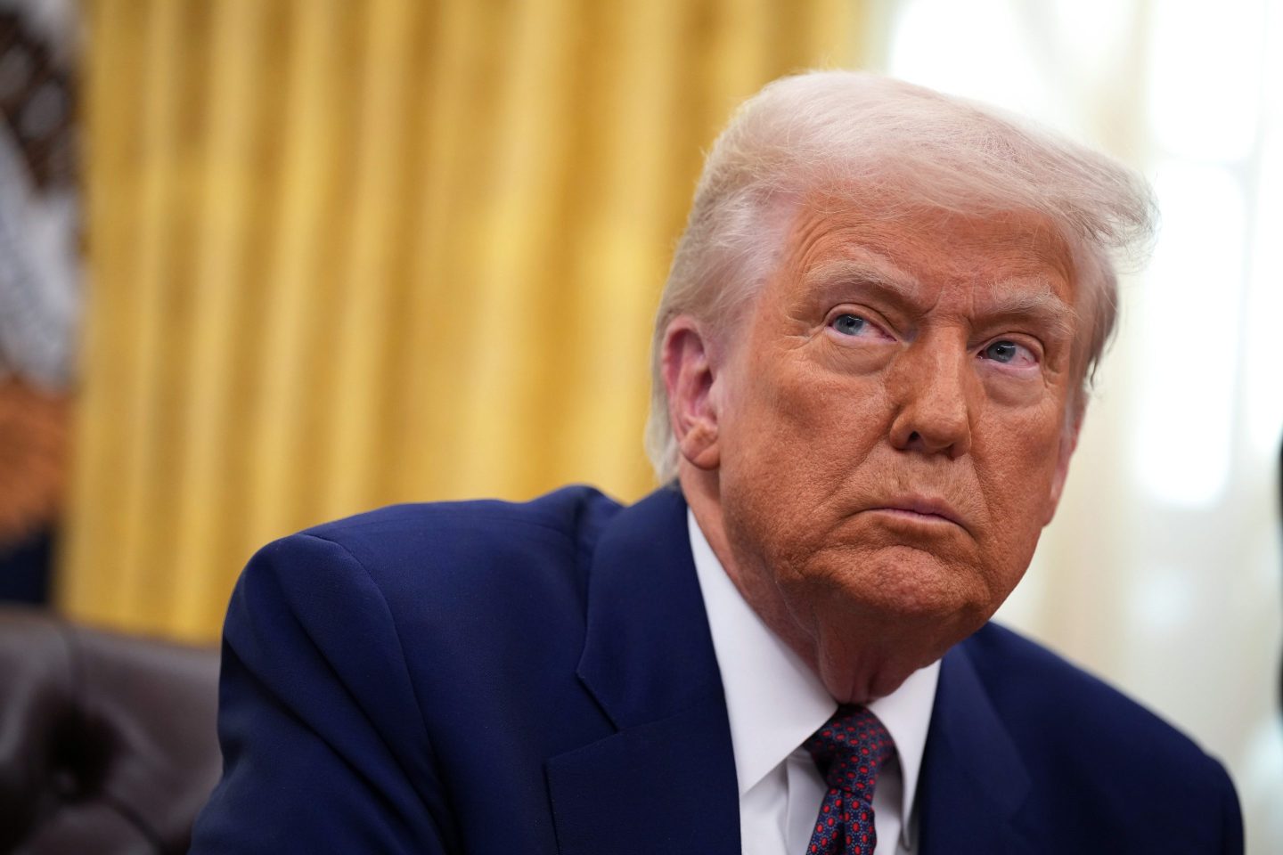 Donald Trump in the Oval Office