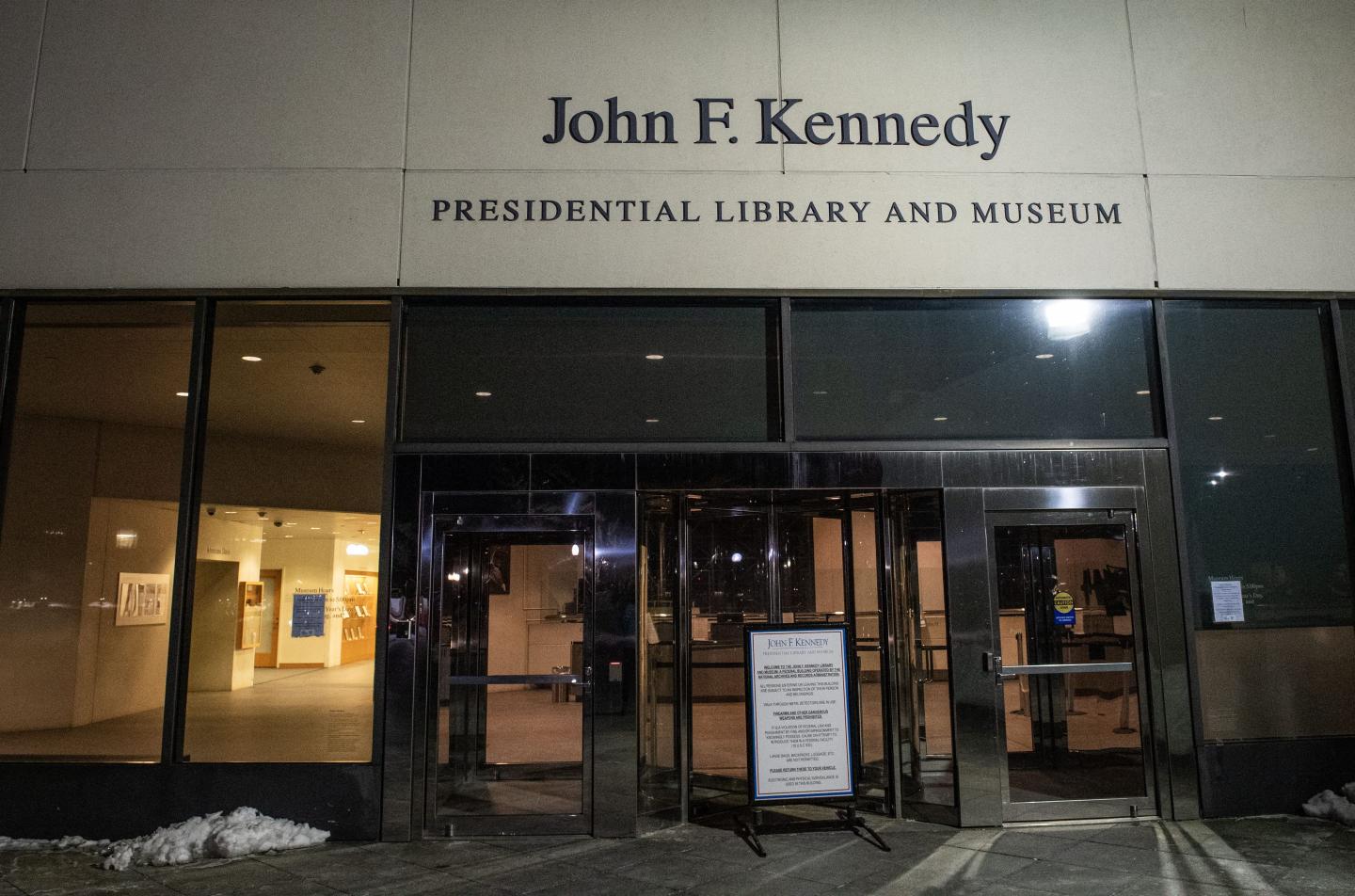 The John F. Kennedy Presidential Library and Museum in Boston, Massachusetts