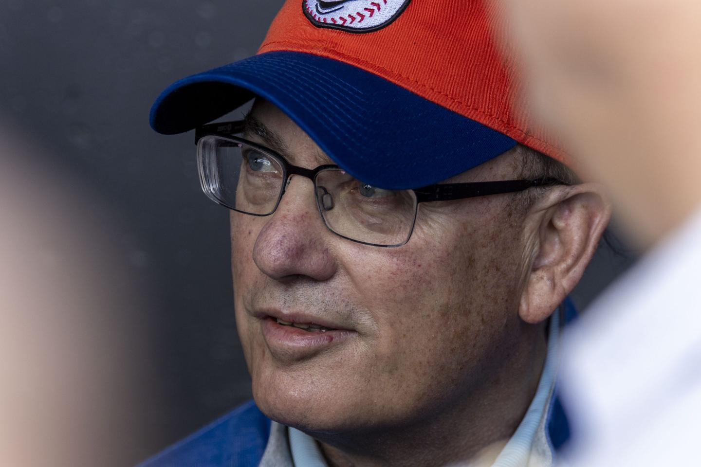 Mets owner Steve Cohen during a spring training workout in Port St. Lucie Florida, February 18, 2025.