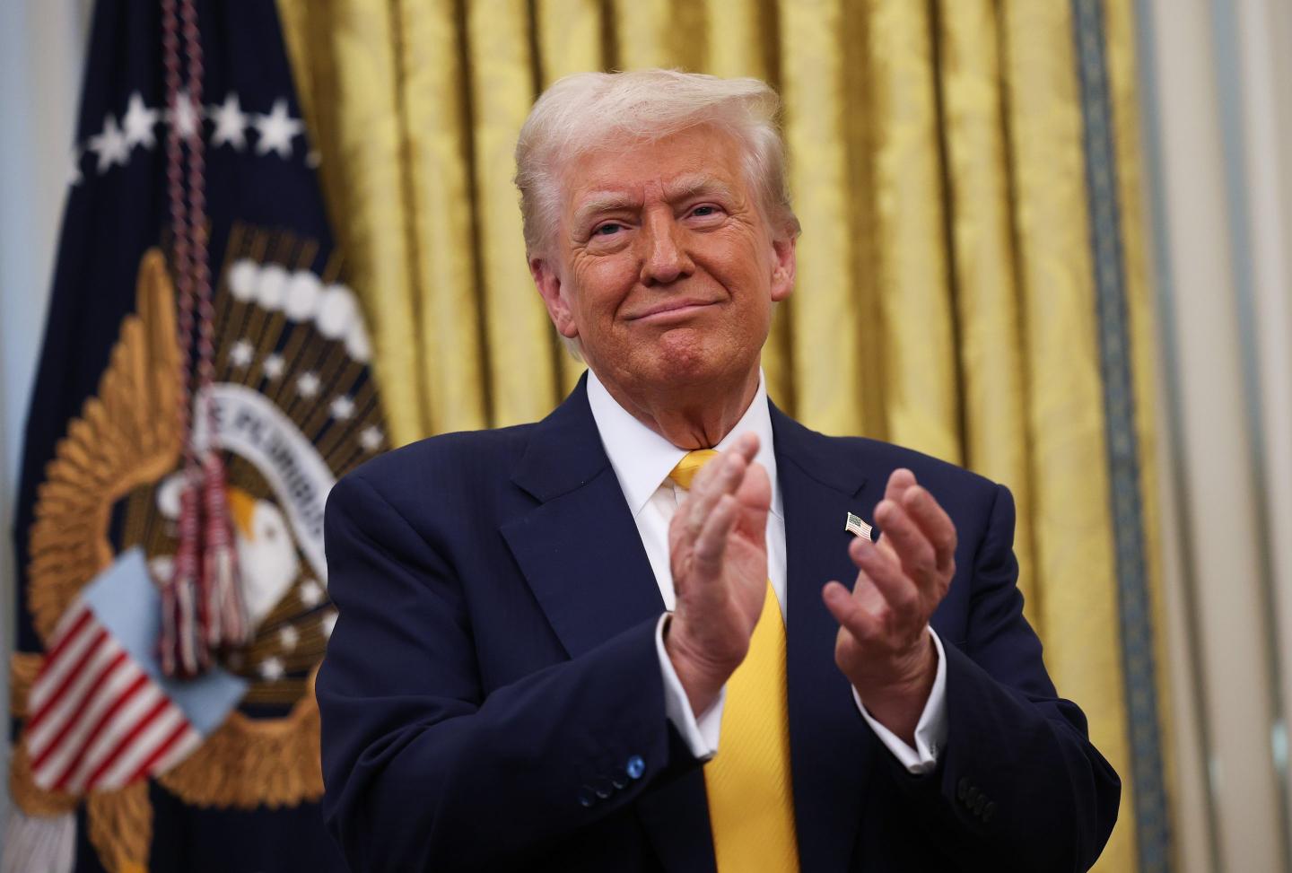 Trump says planned tariffs on Canada, Mexico ‘going forward’