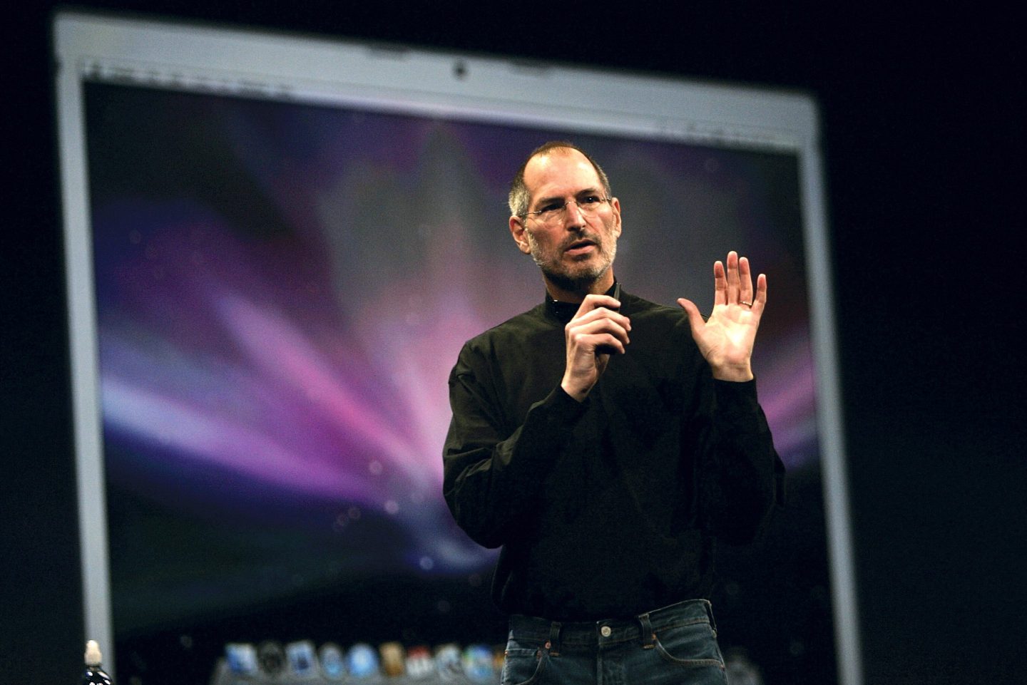 Steve Jobs at Macworld in 2008