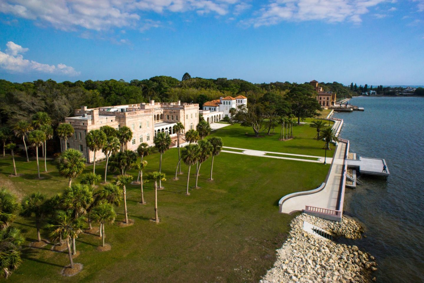 Aerial image of the New College of Florida