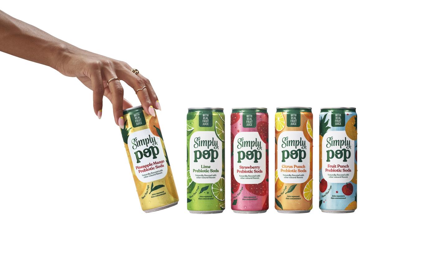Coca-Cola cans of Simply Pop