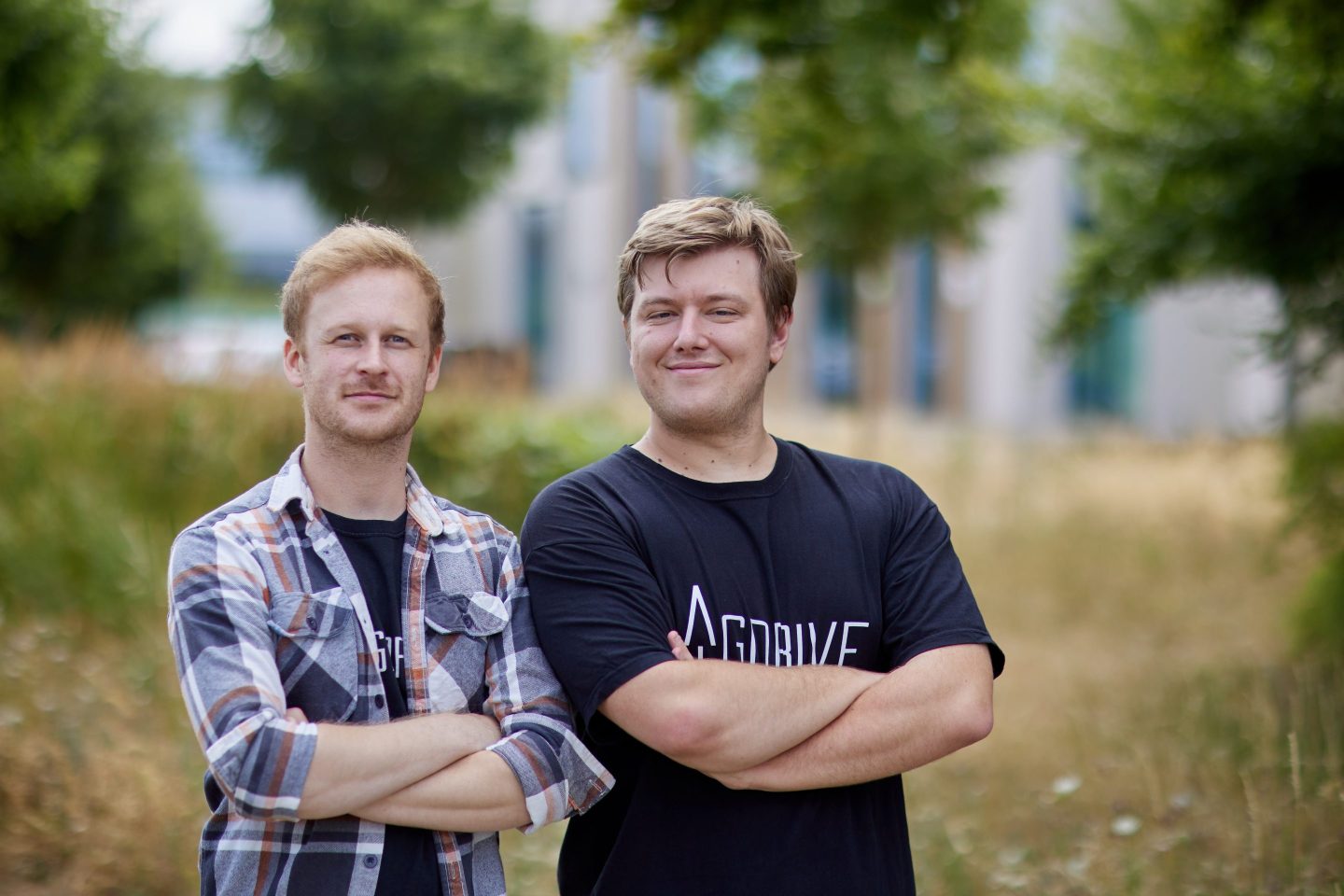 CEO Mark Stokes and CTO Thomas Clayson (right), the cofounders of Magdrive.