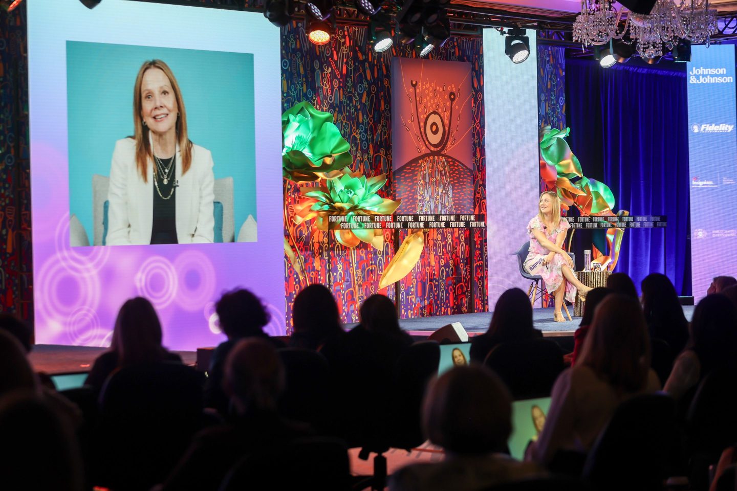 Alyson Shontell interviews Mary Barra onstage