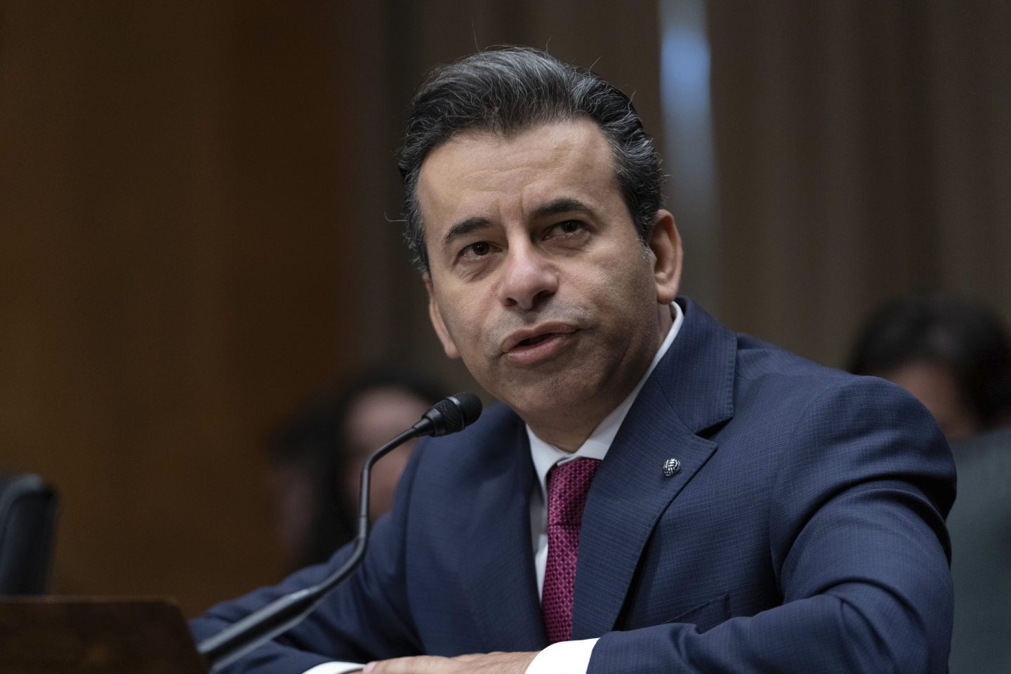 FDA nominee Martin Makary testifies before the Senate Committee on Health, Education, Labor and Pensions on Capitol Hill, March 6, 2025, in Washington. 