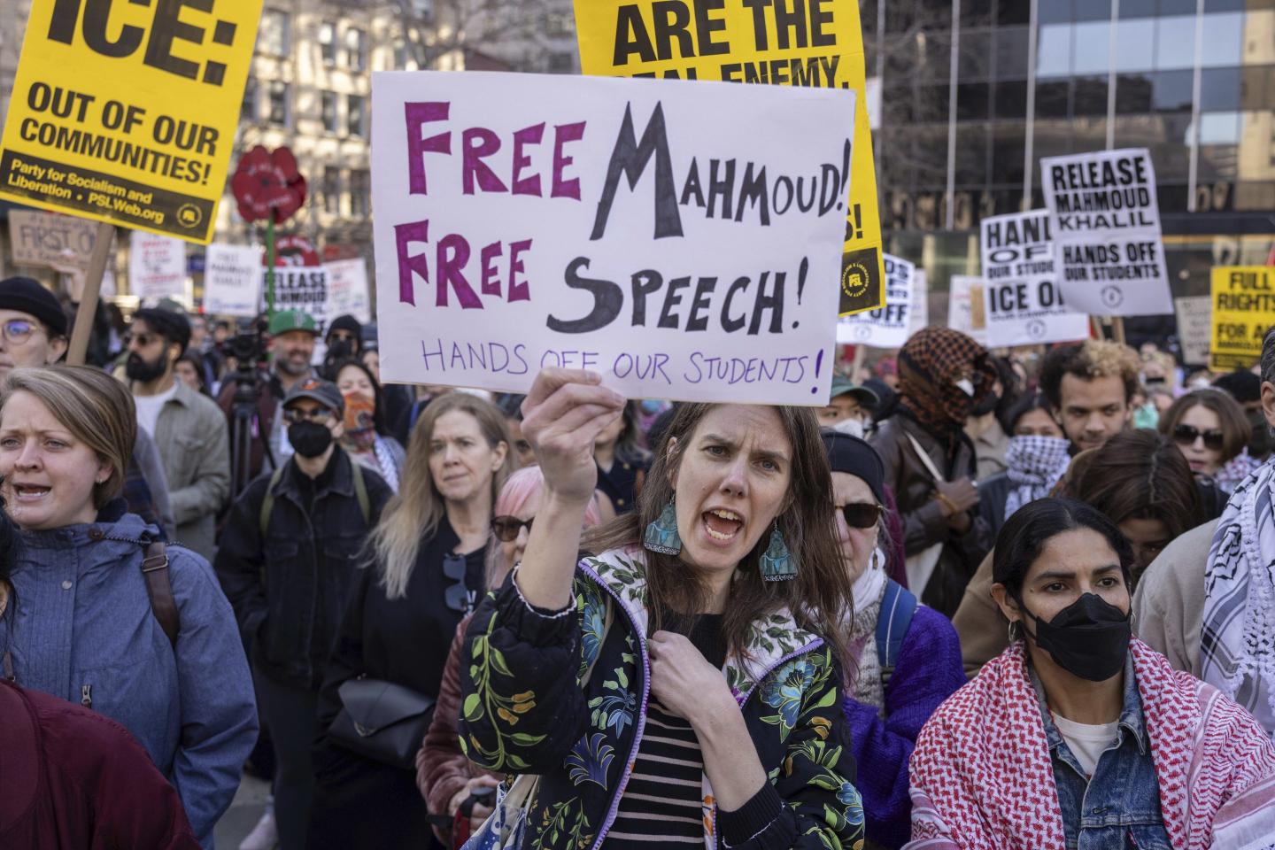 Trump warns arrest of Palestinian activist at Columbia University will be ‘first of many’ deportations of ‘terrorist sympathizers’