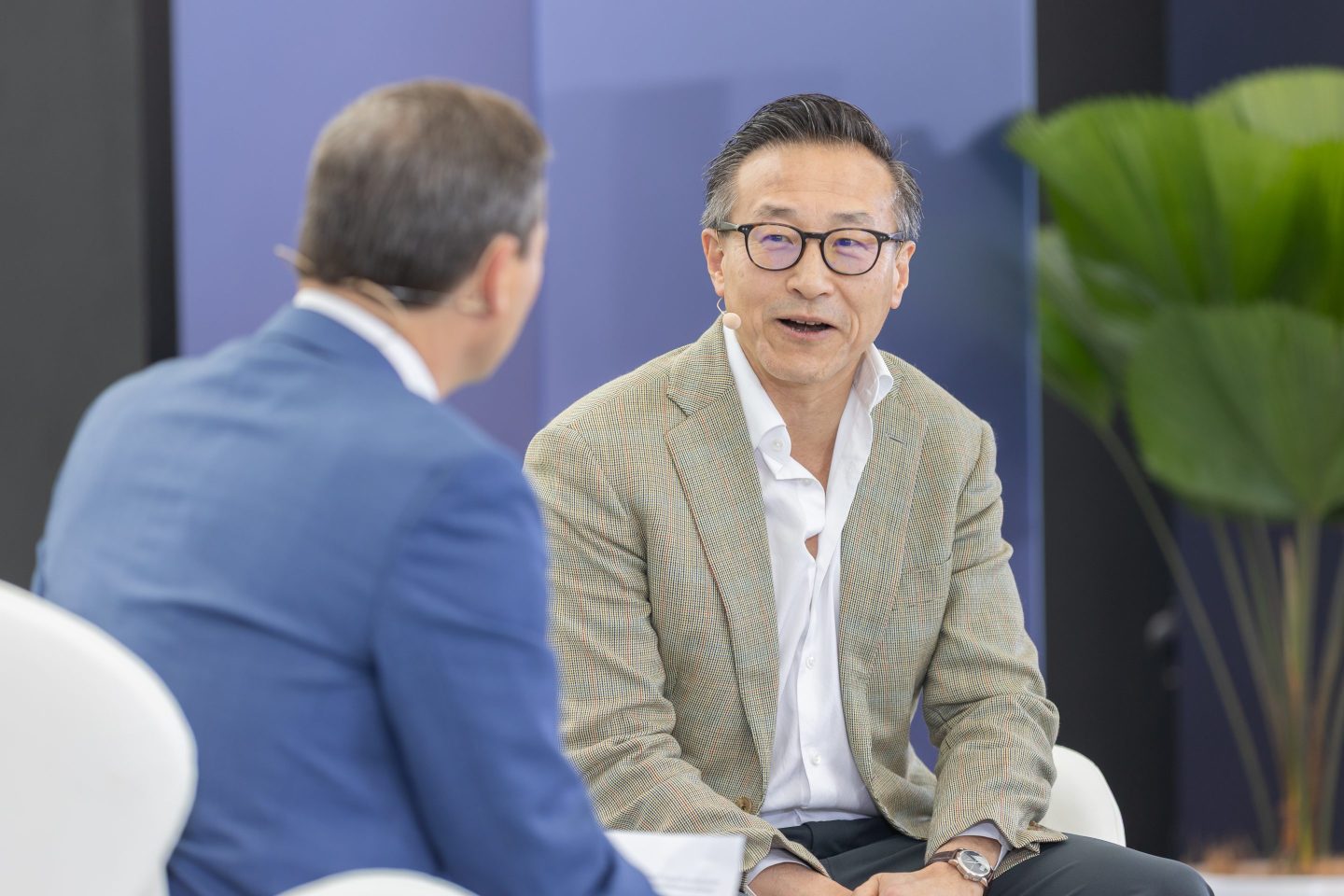 Alibaba chair Joe Tsai speaking at a CNBC conference in Singapore on March 12, 2025.