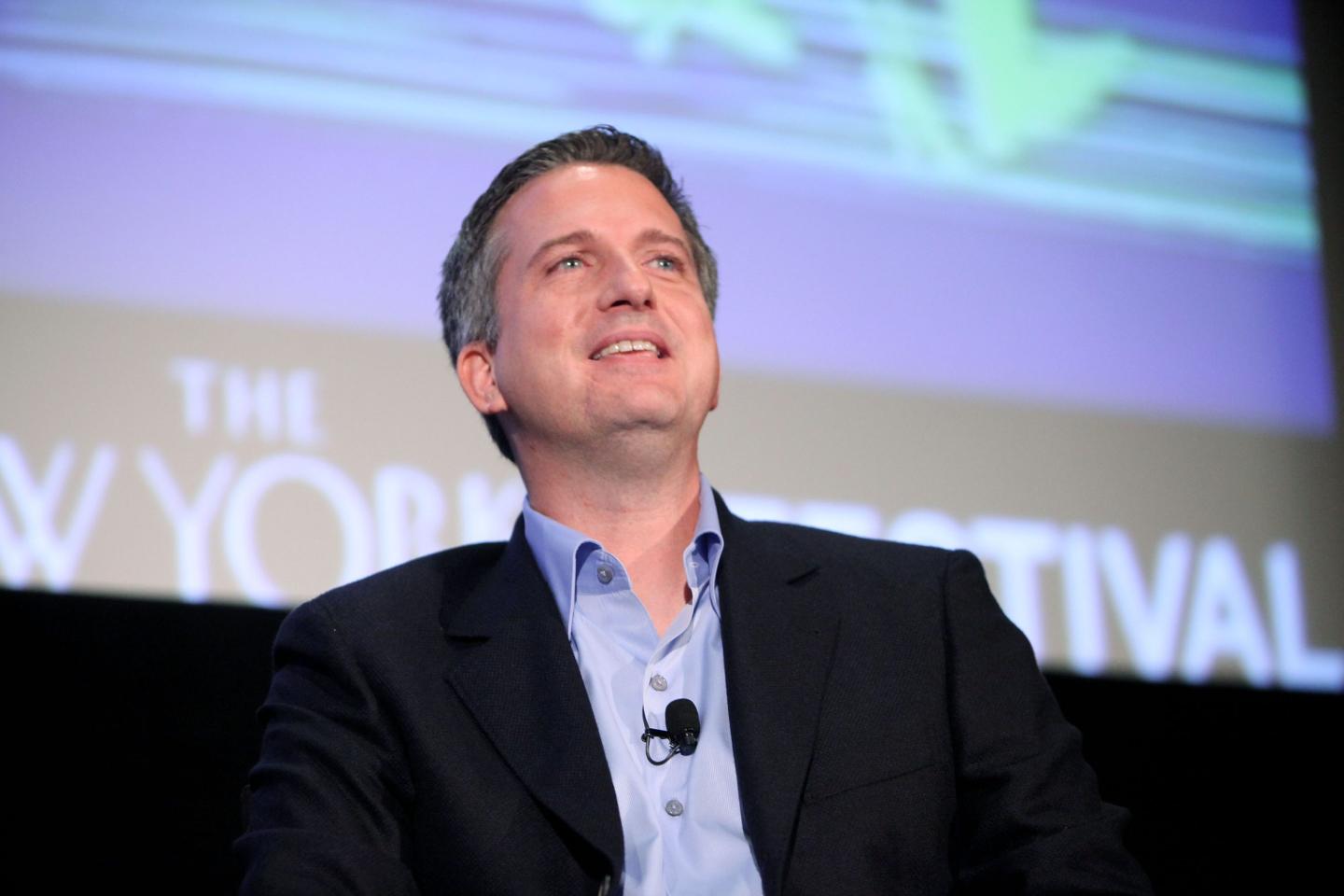 Sports writer Bill Simmons speaks at the 2010 New Yorker Festival at DGA Theater on October 2, 2010 in New York City.