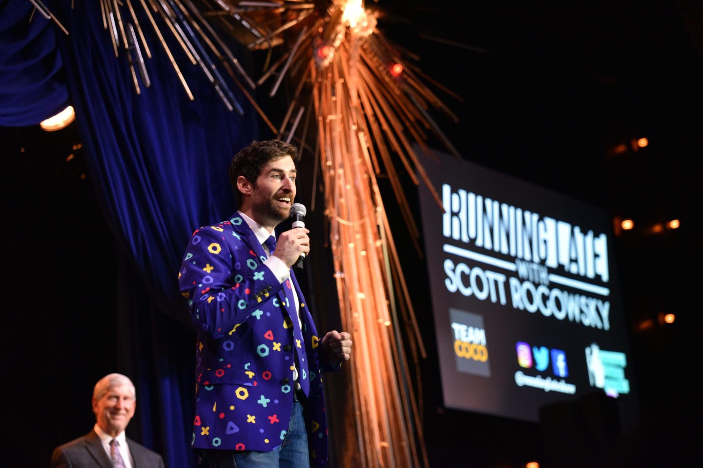 Scott Rogowsky performs onstage in 2018.