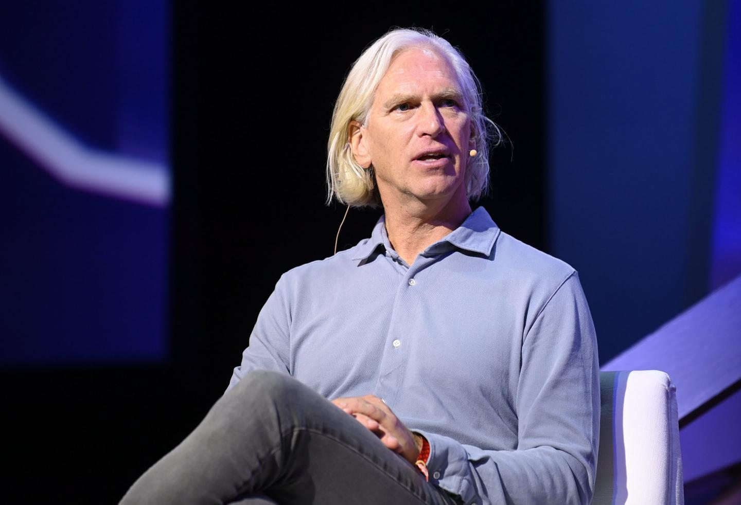 Harry Nelis, Partner, Accel Partners, on MoneyConf stage during day one of Web Summit 2022 at the Altice Arena in Lisbon, Portugal.