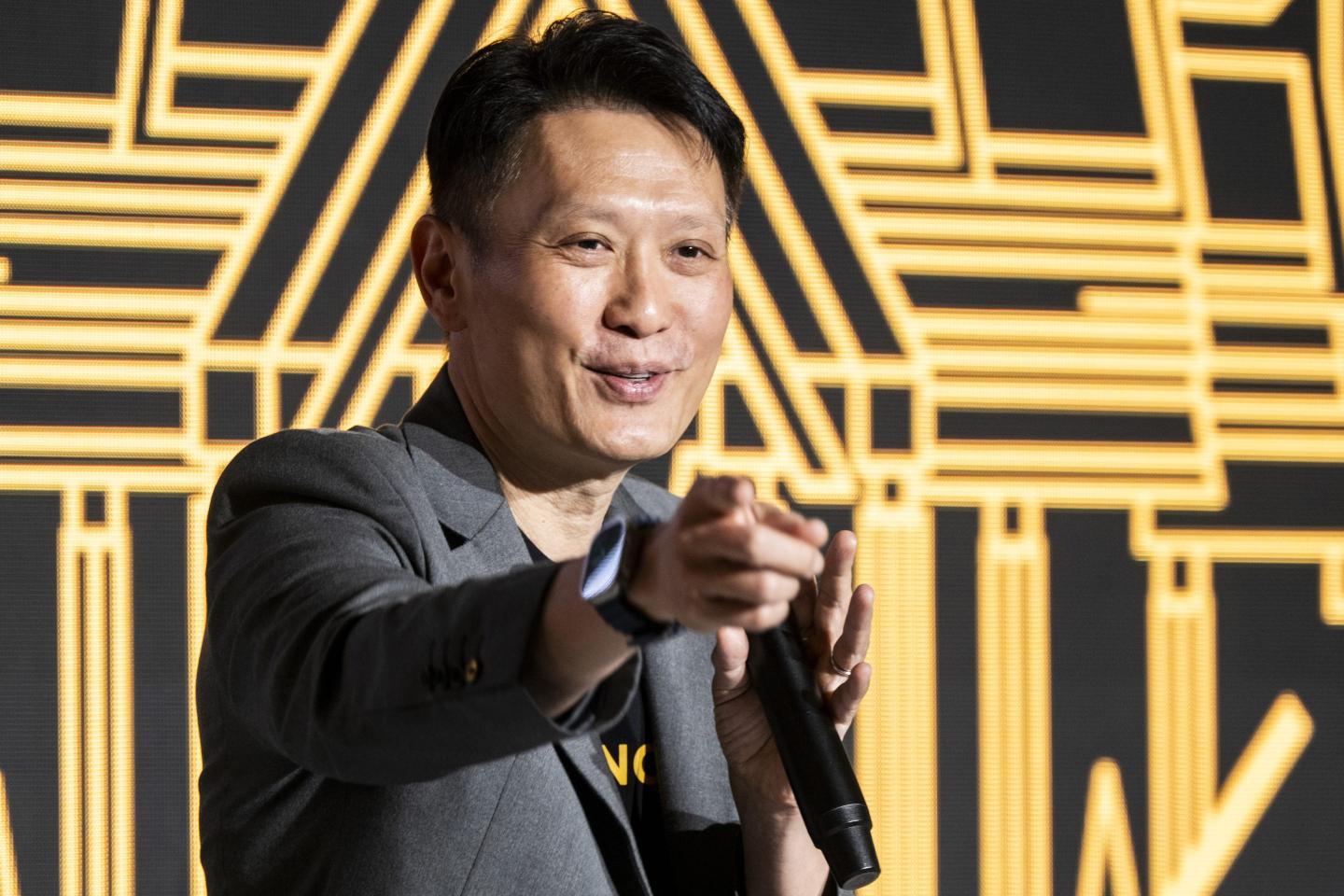 Binance CEO Richard Teng at Gulf Binance Event.