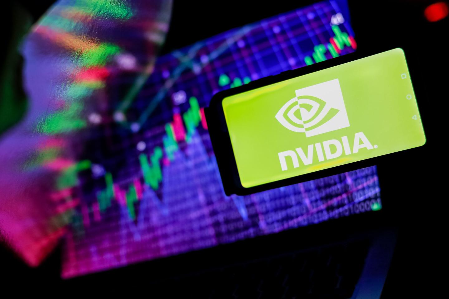 Photo illustration of Nvidia