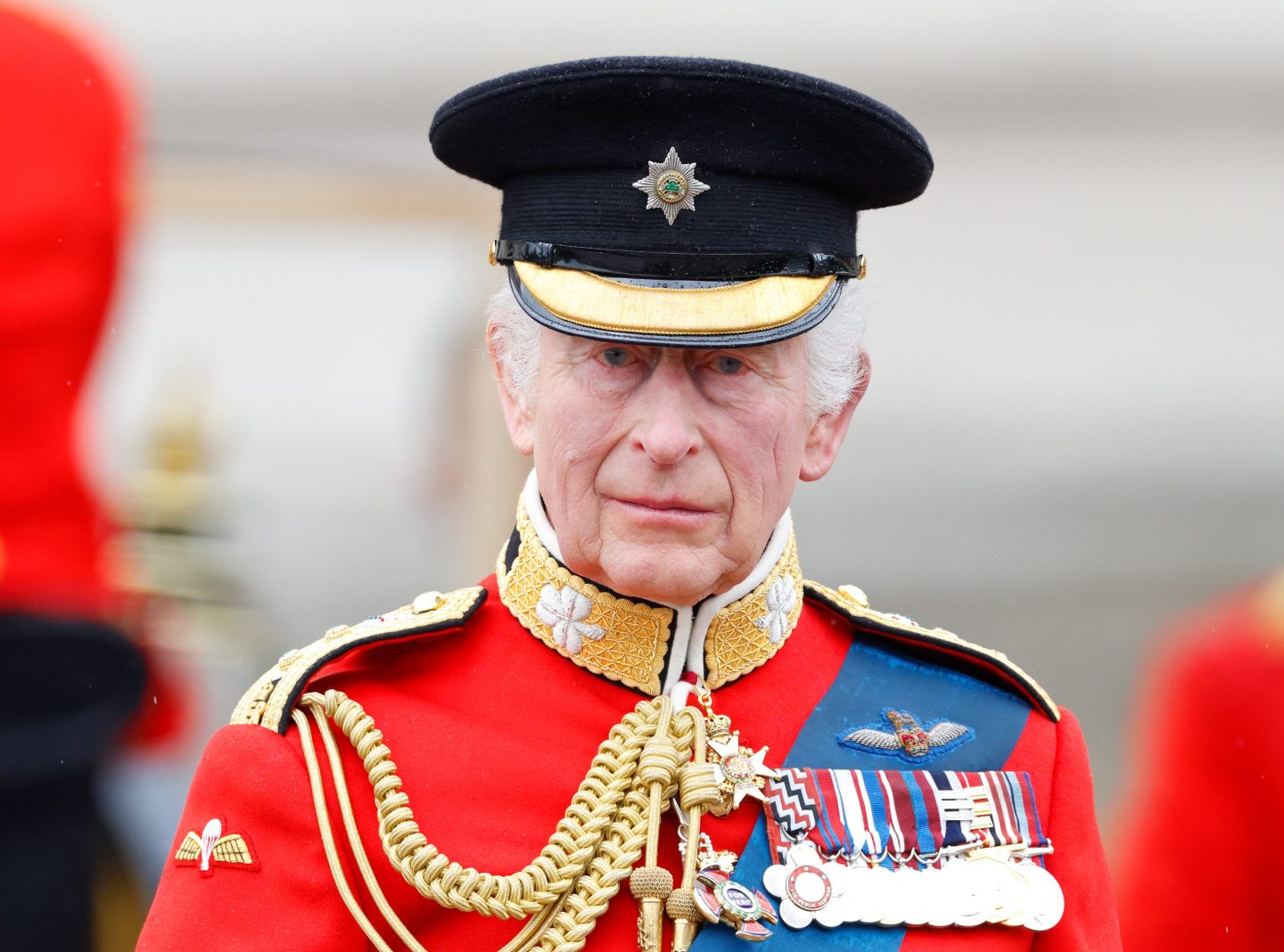 King Charles III outside Buckingham Palace on June 15, 2024.