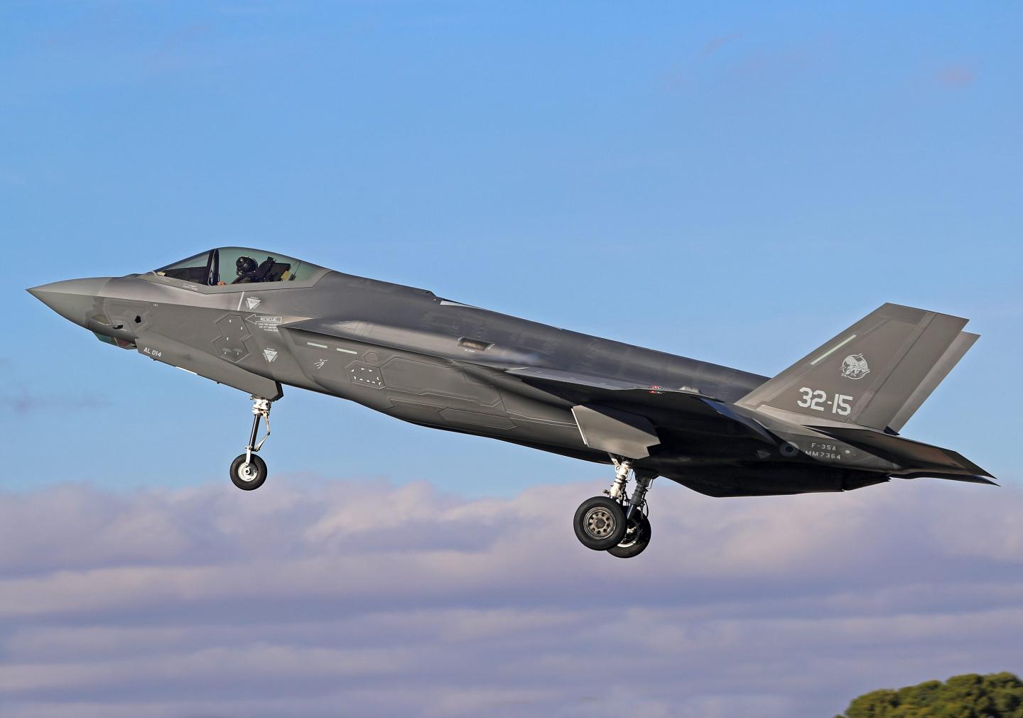 The Lockheed Martin F-35A Lightning II