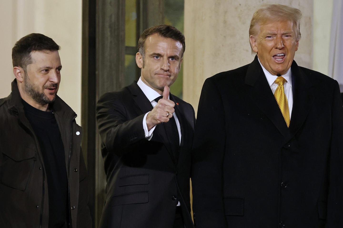 Emmanuel Macron says pressure must be placed on Russia to accept ceasefire or else ‘Trump will toughen sanctions and retaliation’