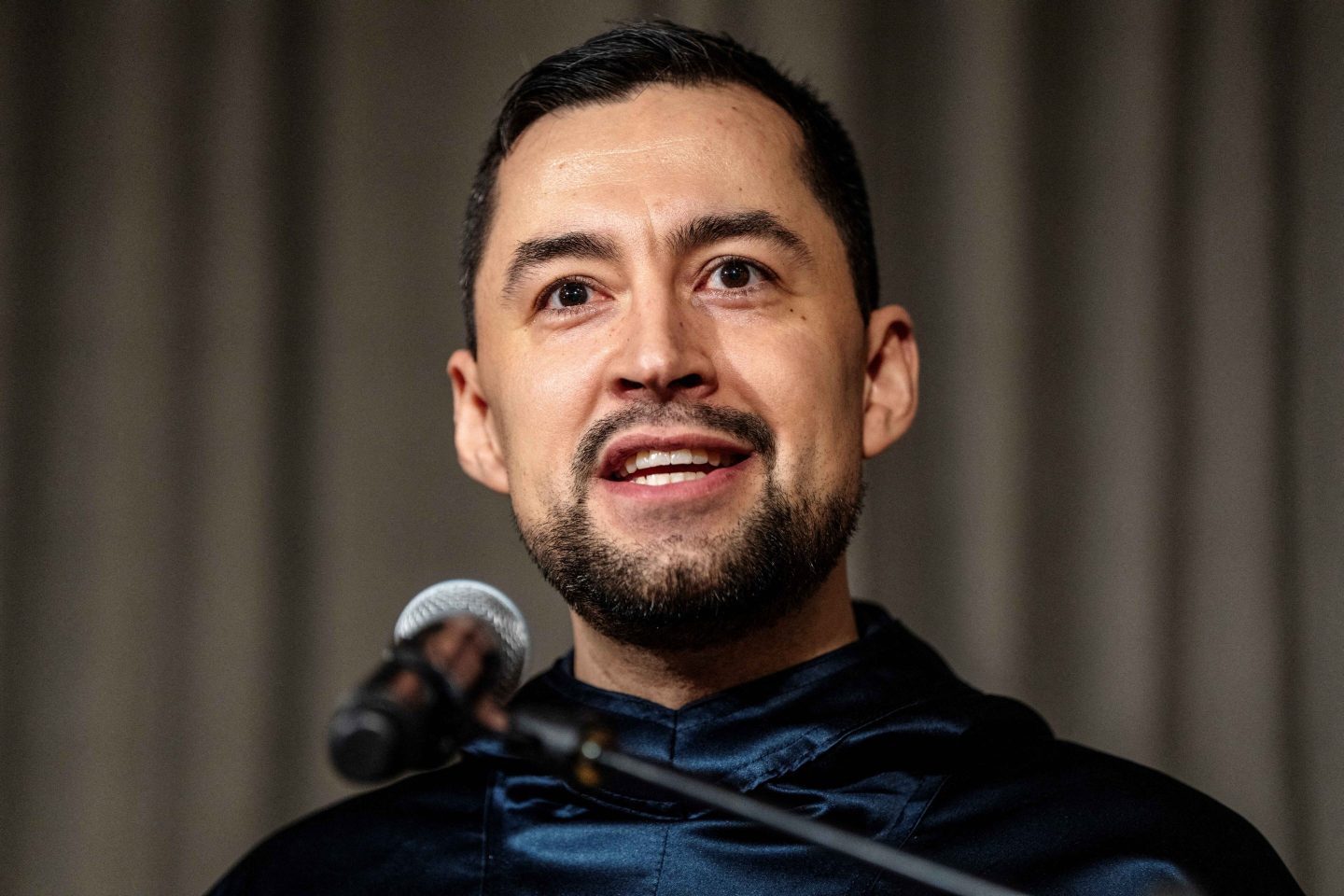 Greenland's Prime Minister Mute B Egede.