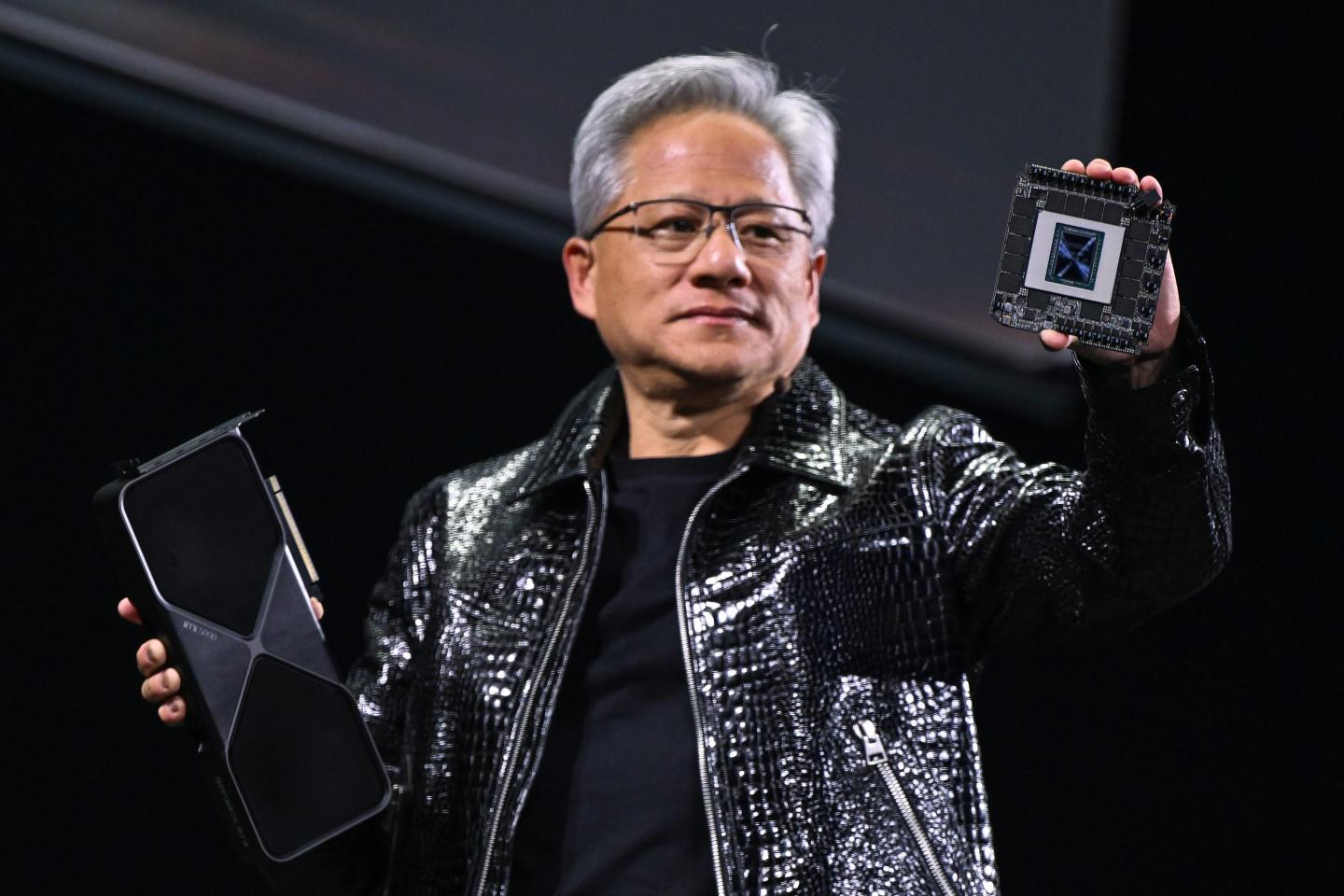 NVIDIA CEO Jensen Huanf at CES 2025