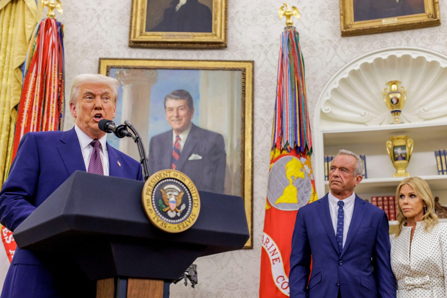 President Donald Trump and Health Secretary Robert F. Kennedy Jr. aim to "make America healthy again."