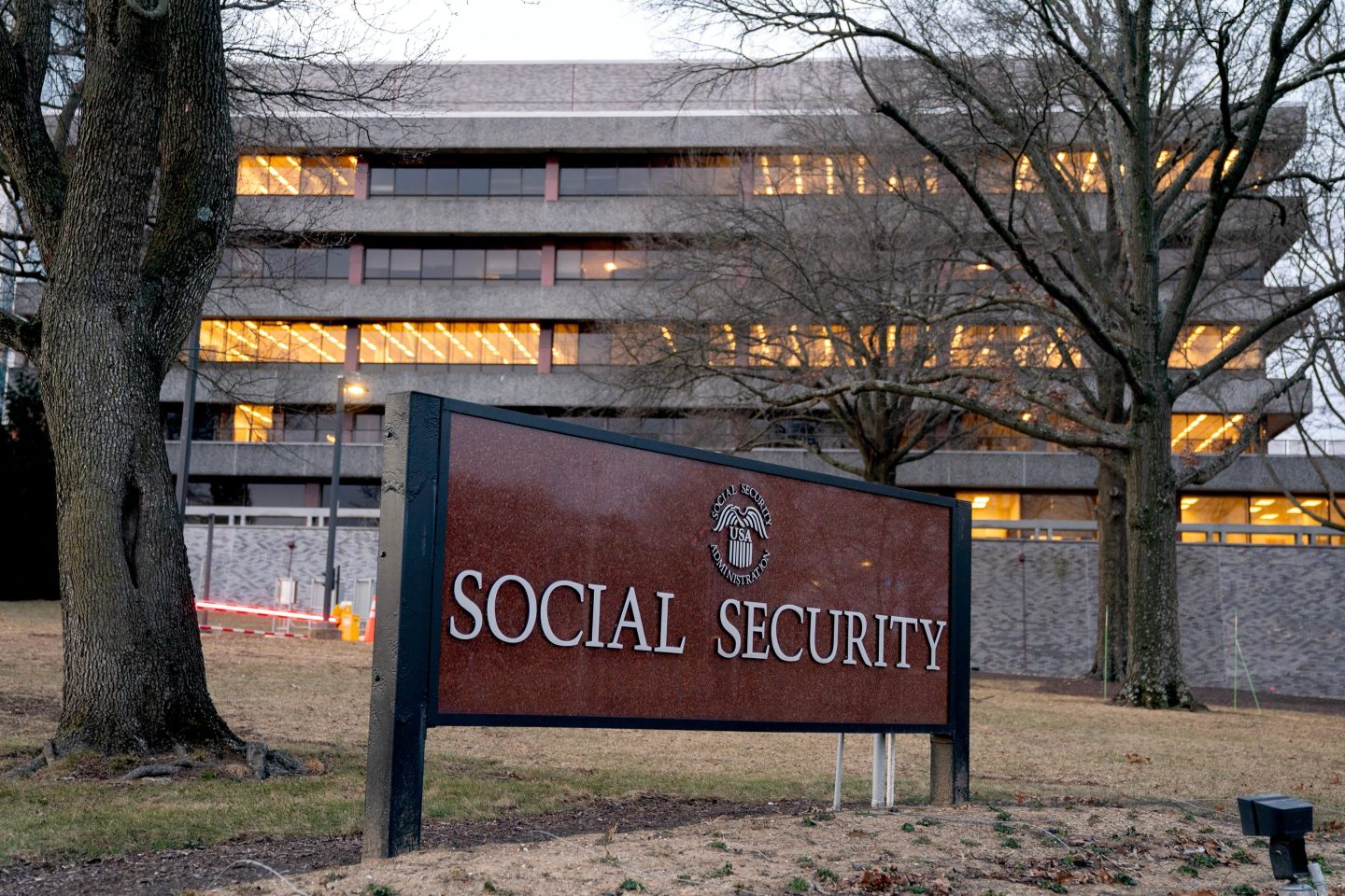 The Social Security Administration headquarters in Woodlawn, Maryland.