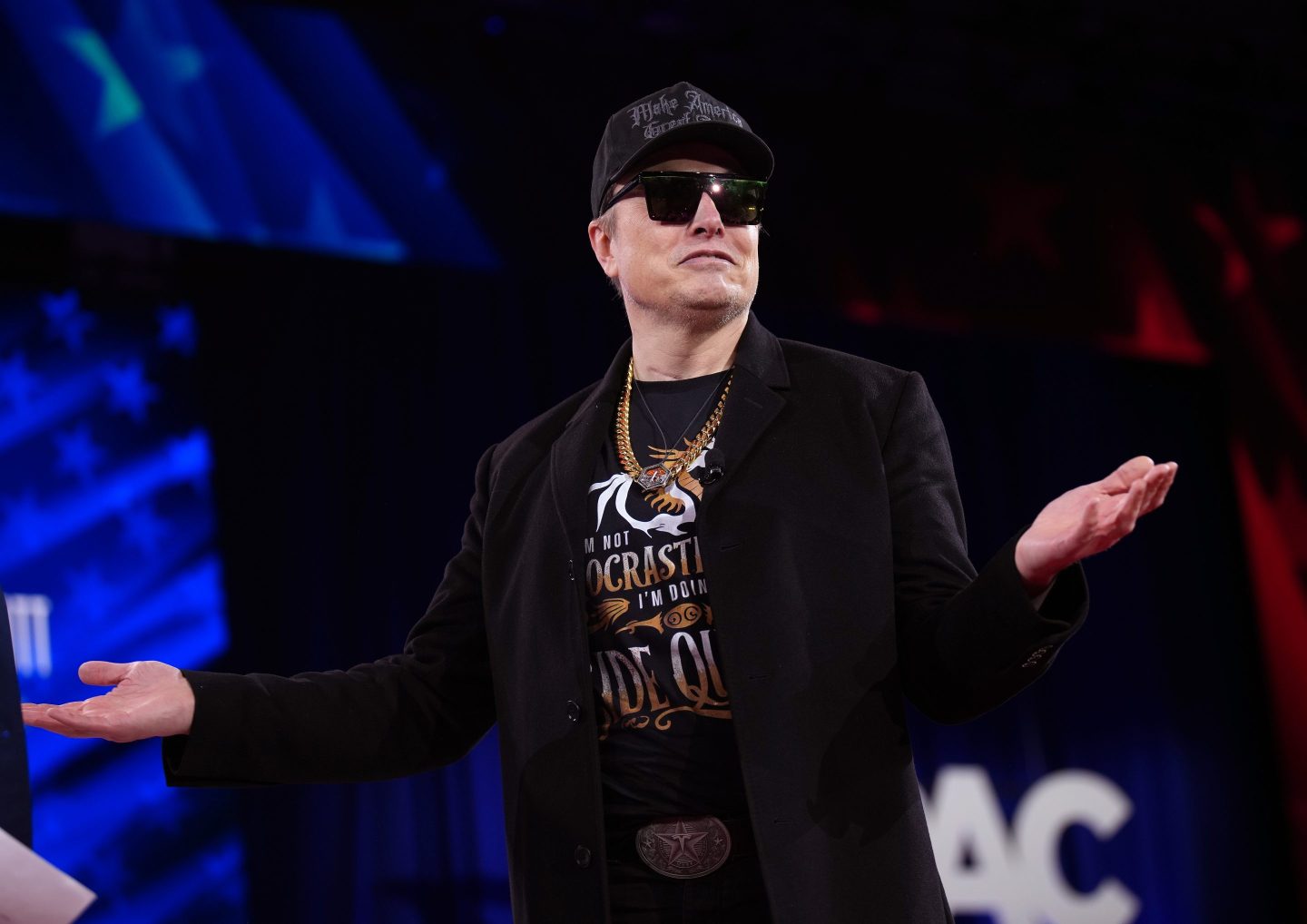 CEO of Tesla and SpaceX Elon Musk speaks at the Conservative Political Action Conference (CPAC) on February 20. The annual four-day gathering brings together conservative U.S. lawmakers, international leaders, media personalities and businessmen to discuss and champion conservative ideas.