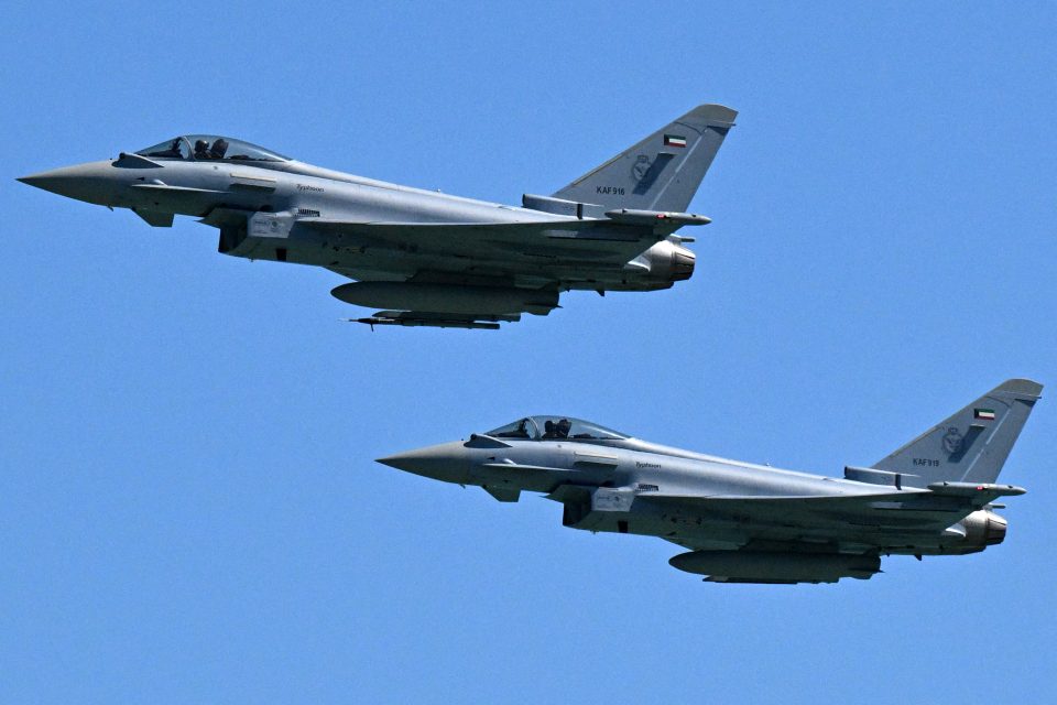 Kuwaiti Air Force Eurofighter Typhoon fighter aircraft