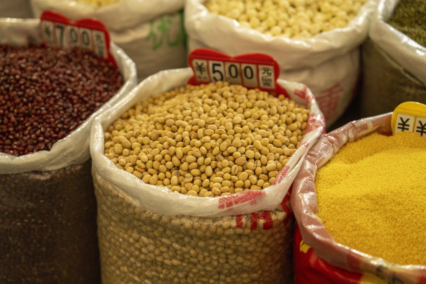 China's new tariffs come into effect Monday and see levies of 10% and 15% imposed on several U.S. farm products.