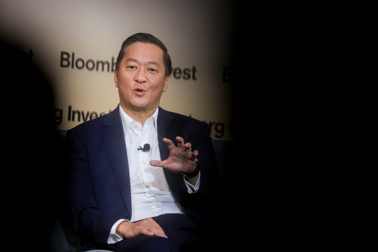 Joe Bae, co-chief executive officer of KKR & Co., during the Bloomberg Invest event in New York, US, on Wednesday, March 5, 2025.
