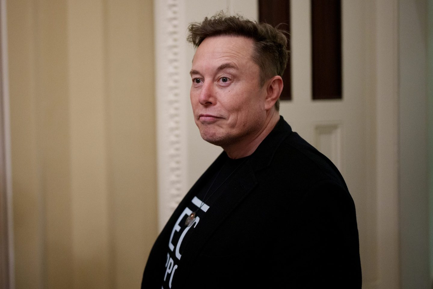 Elon Musk at the U.S. Capitol on March 5.