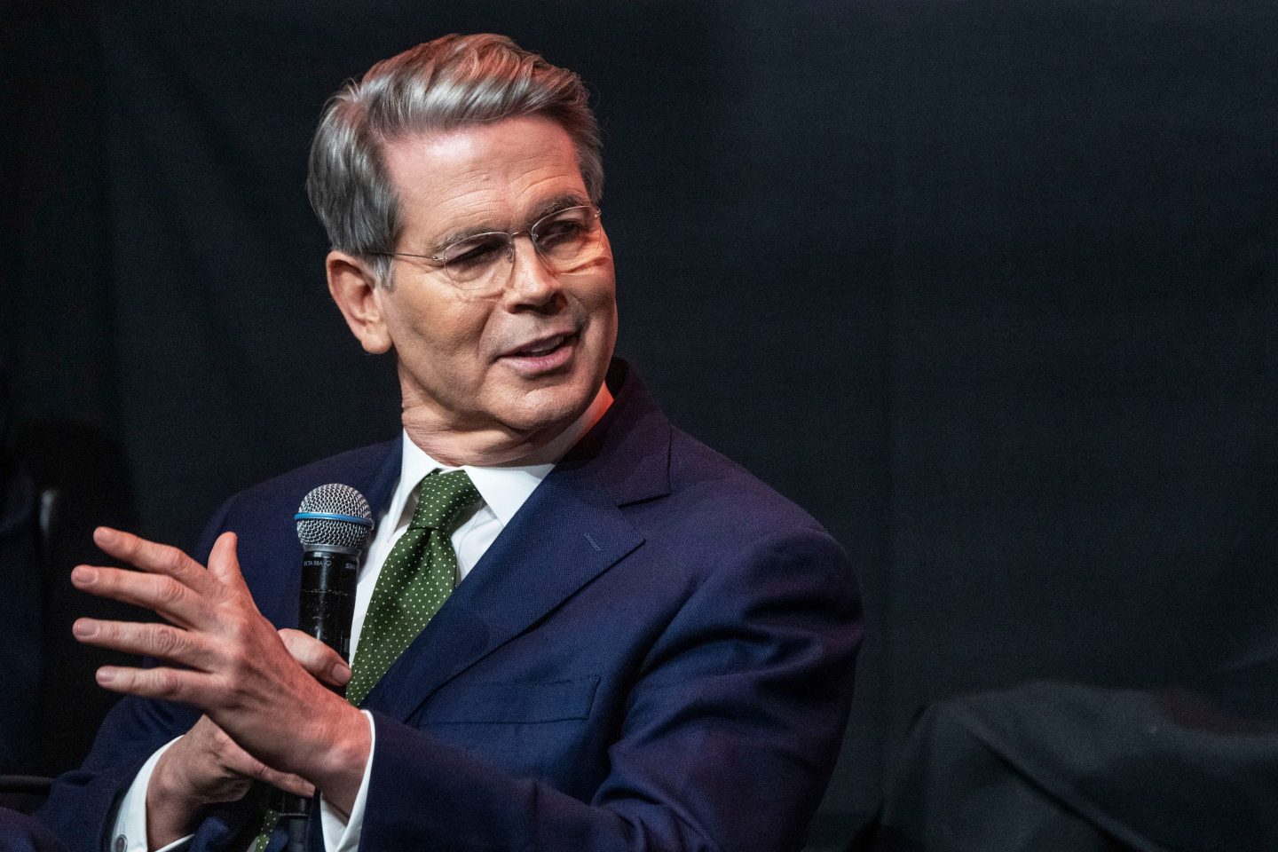 Scott Bessent, U.S. Treasury secretary, speaks during an Economic Club of New York (ECNY) event in New York on March 6, 2025.