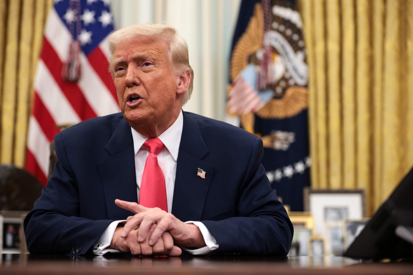 Trump hit a law firm with an executive order severely limiting the government from working with it. The same firm represented Hillary Clinton’s campaign 