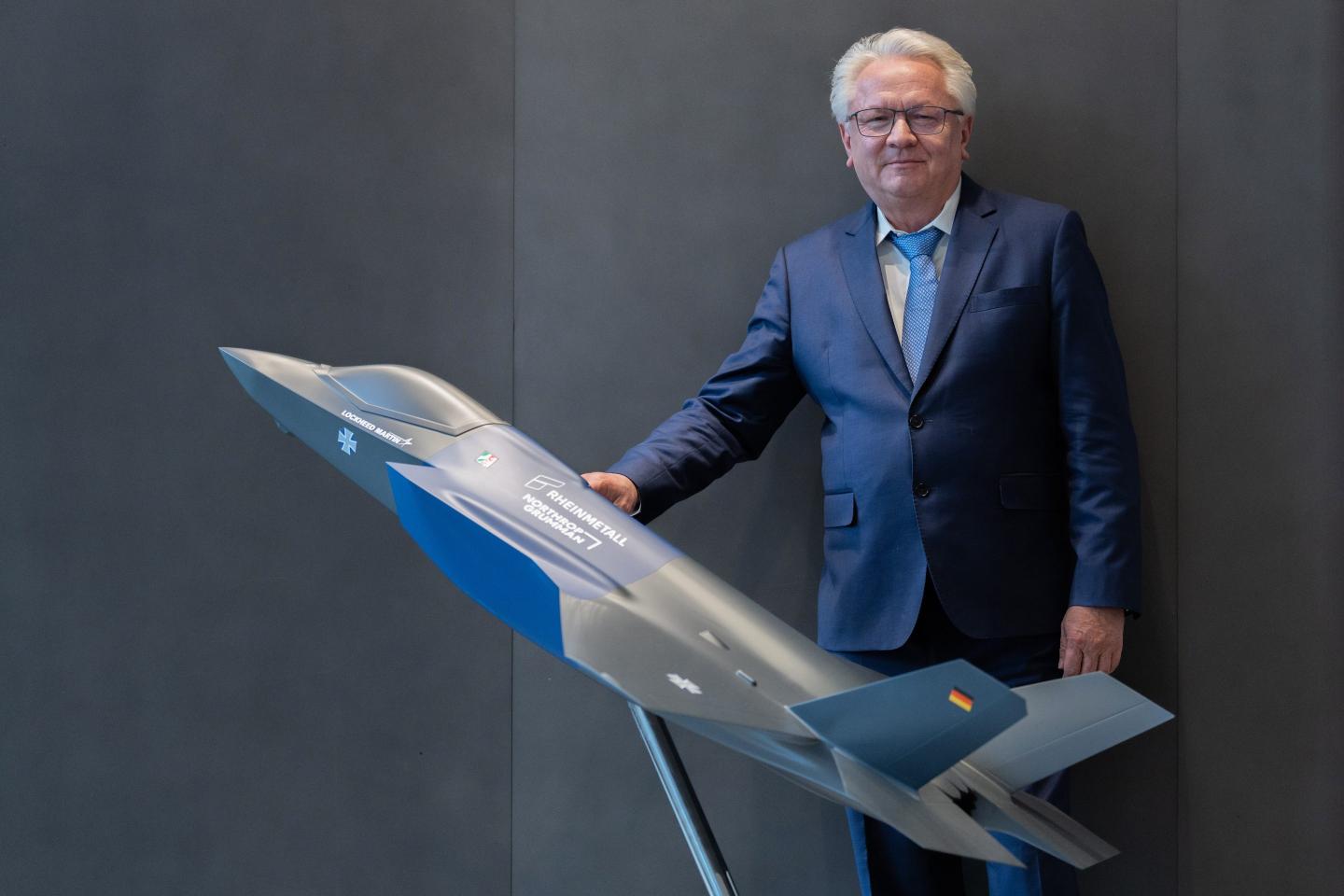Rheinmetall CEO Armin Papperger at the company's annual press conference