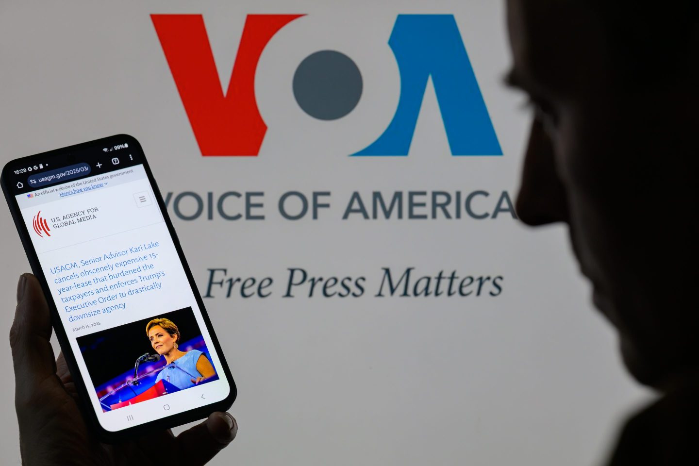 Trump signed an order last week freezing Voice of America (VOA), Radio Free Asia (RFA), Radio Free Europe and other outlets.