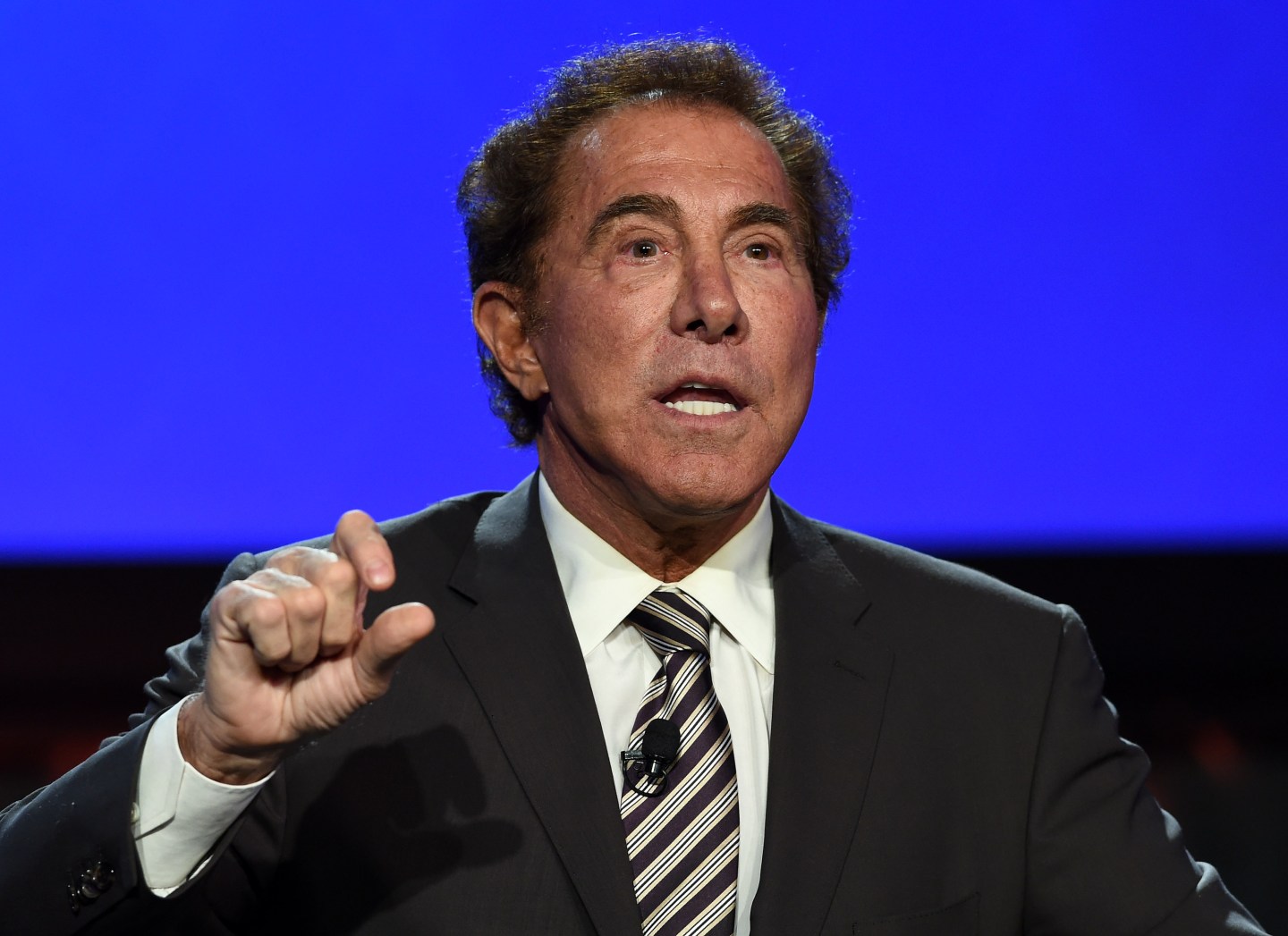 Steve Wynn speaks at the Global Gaming Expo