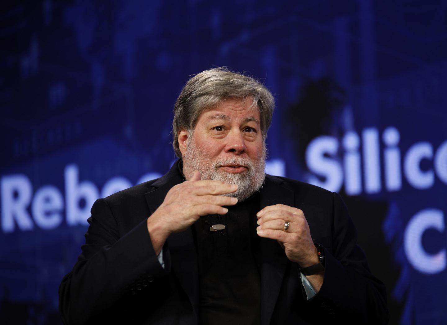 Steve Wozniak on stage