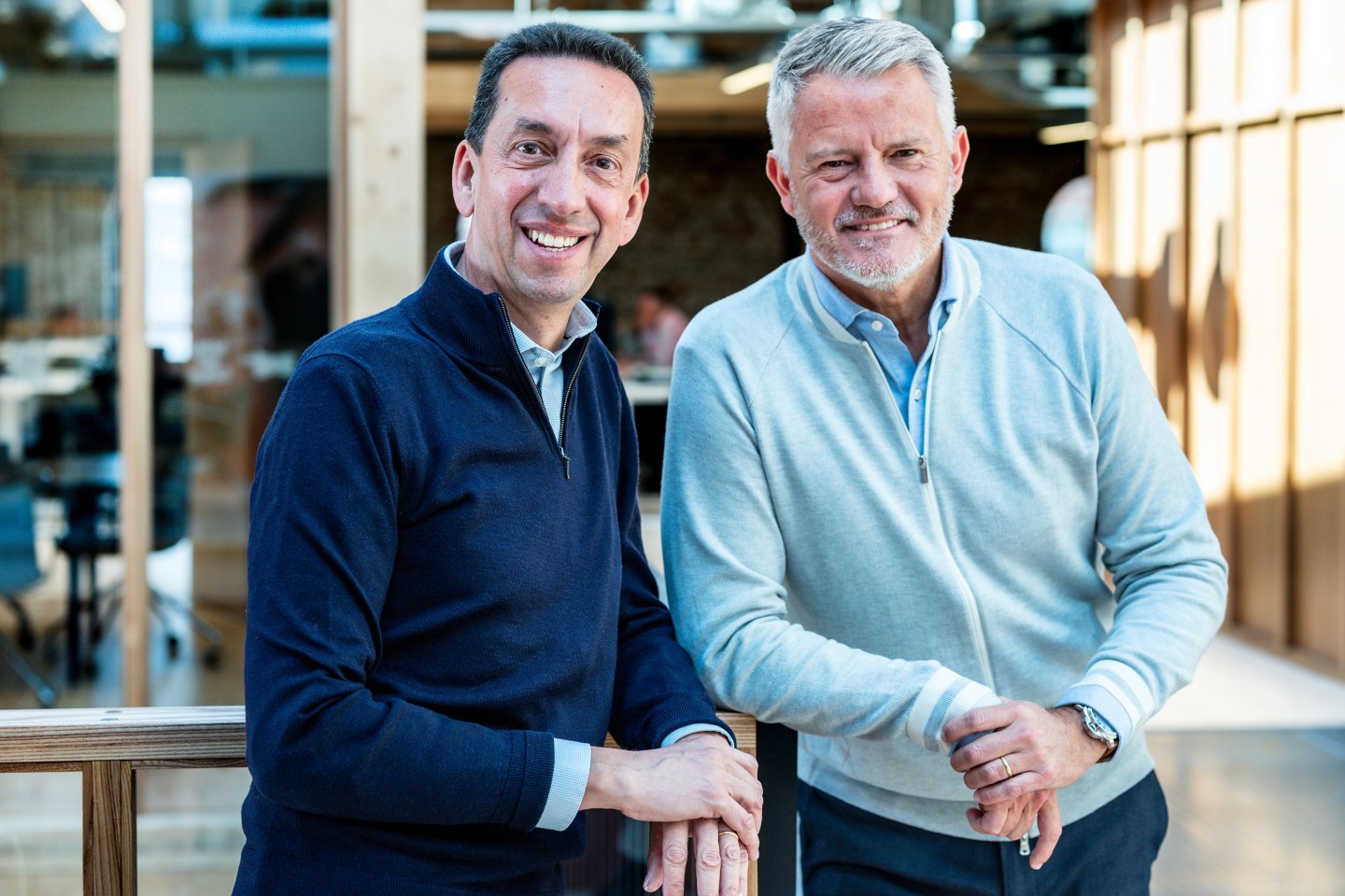 Oatly CEO Jean-Christophe Flatin and COO, Daniel Ordonez