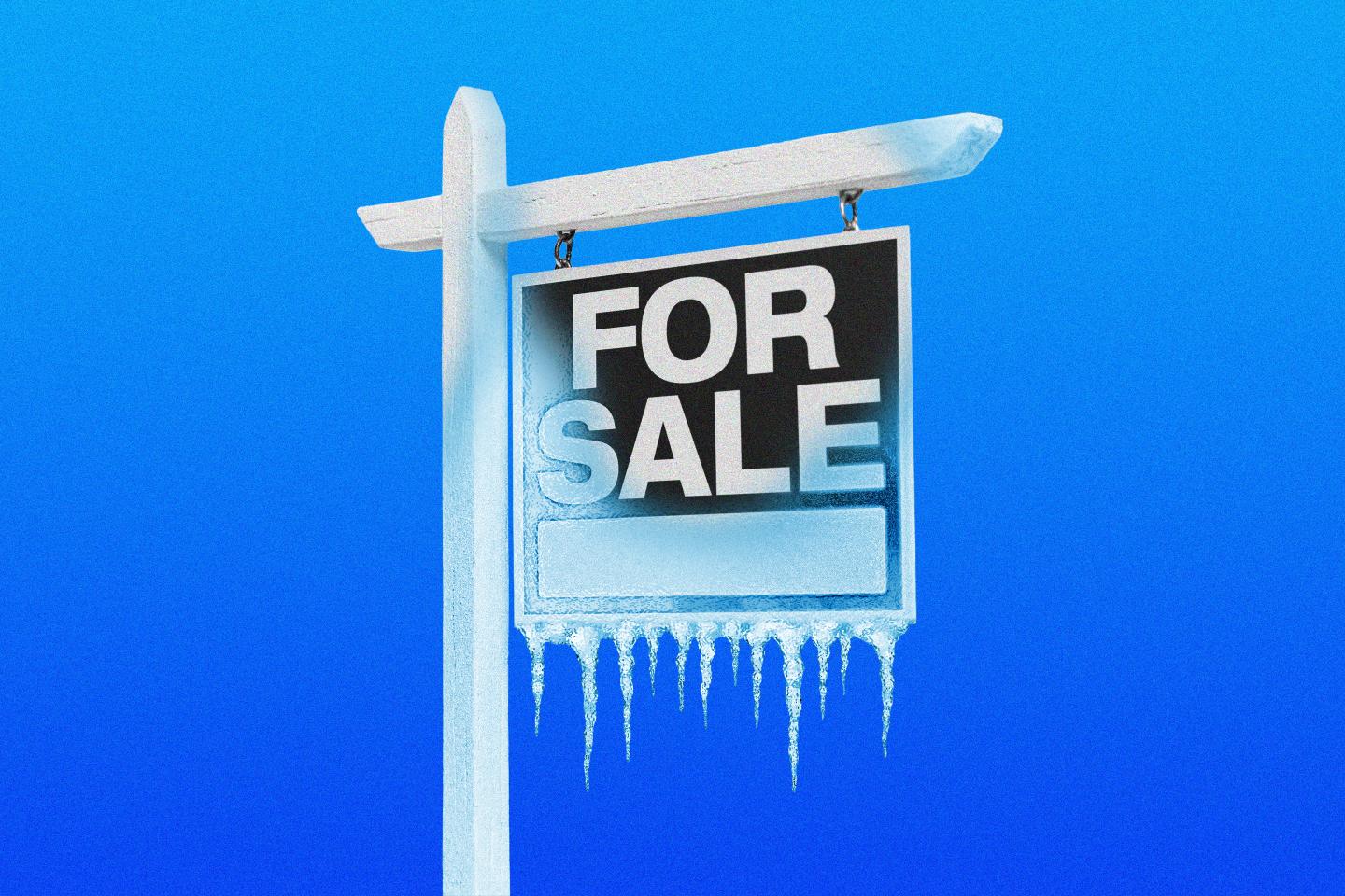 The housing market is frozen.
