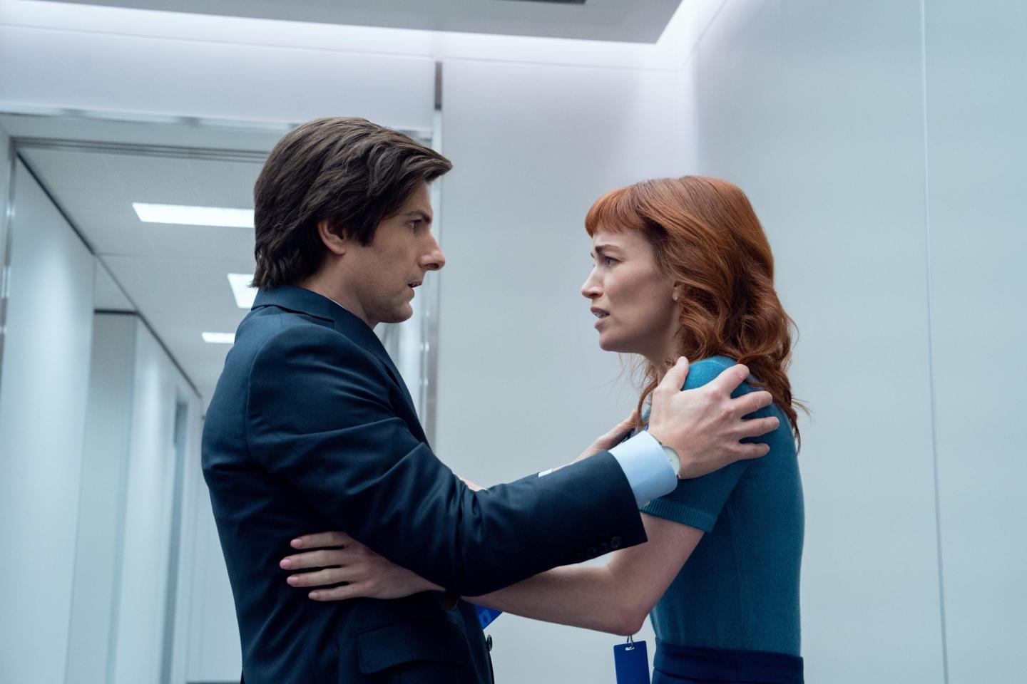 A scene from Severance.