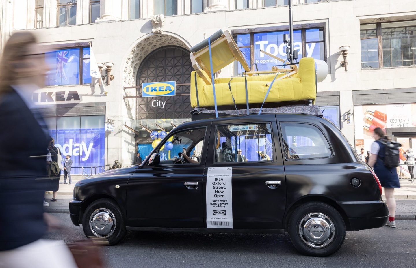 Ikea opened its Oxford Street store in London.