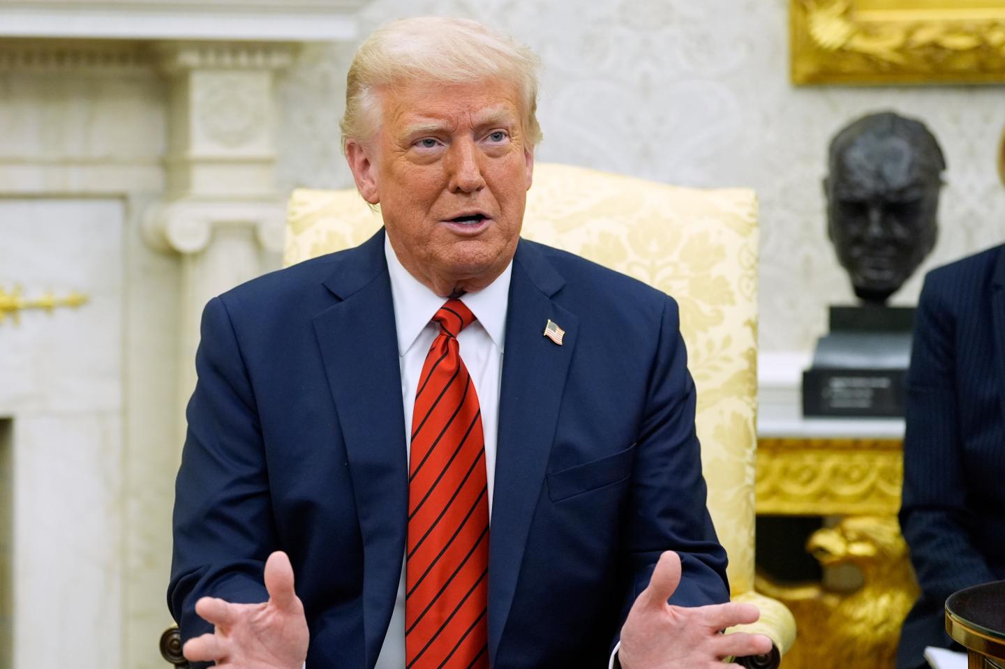 Trump doubles down on claim he can remove Fed chair Jerome Powell: ‘If I want him out, he’ll be out of there real fast’