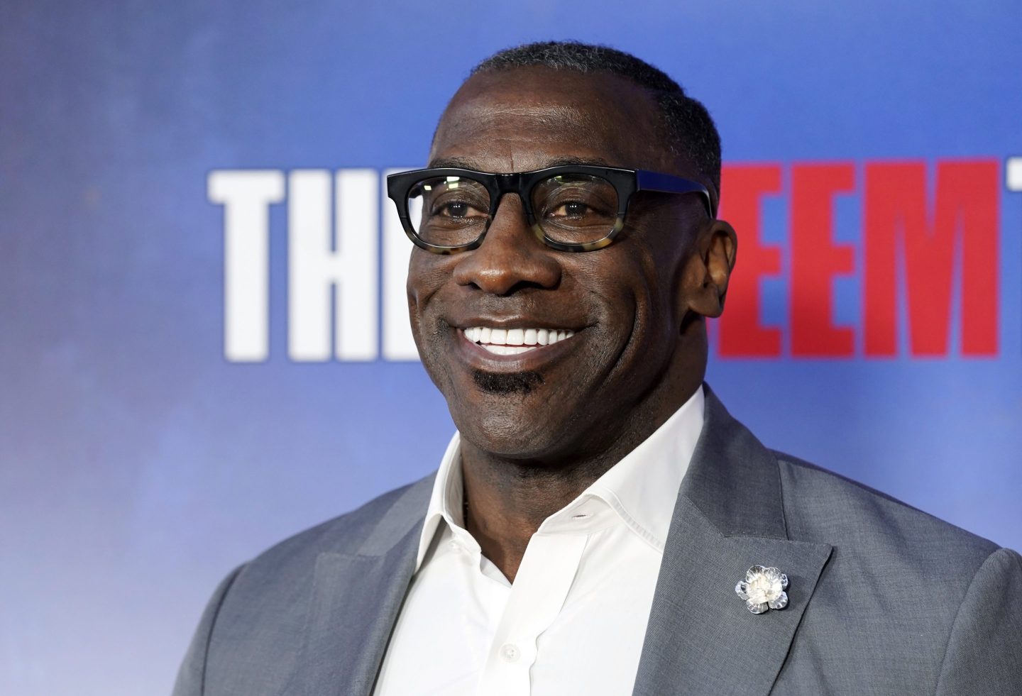 Shannon Sharpe smiles for the camera